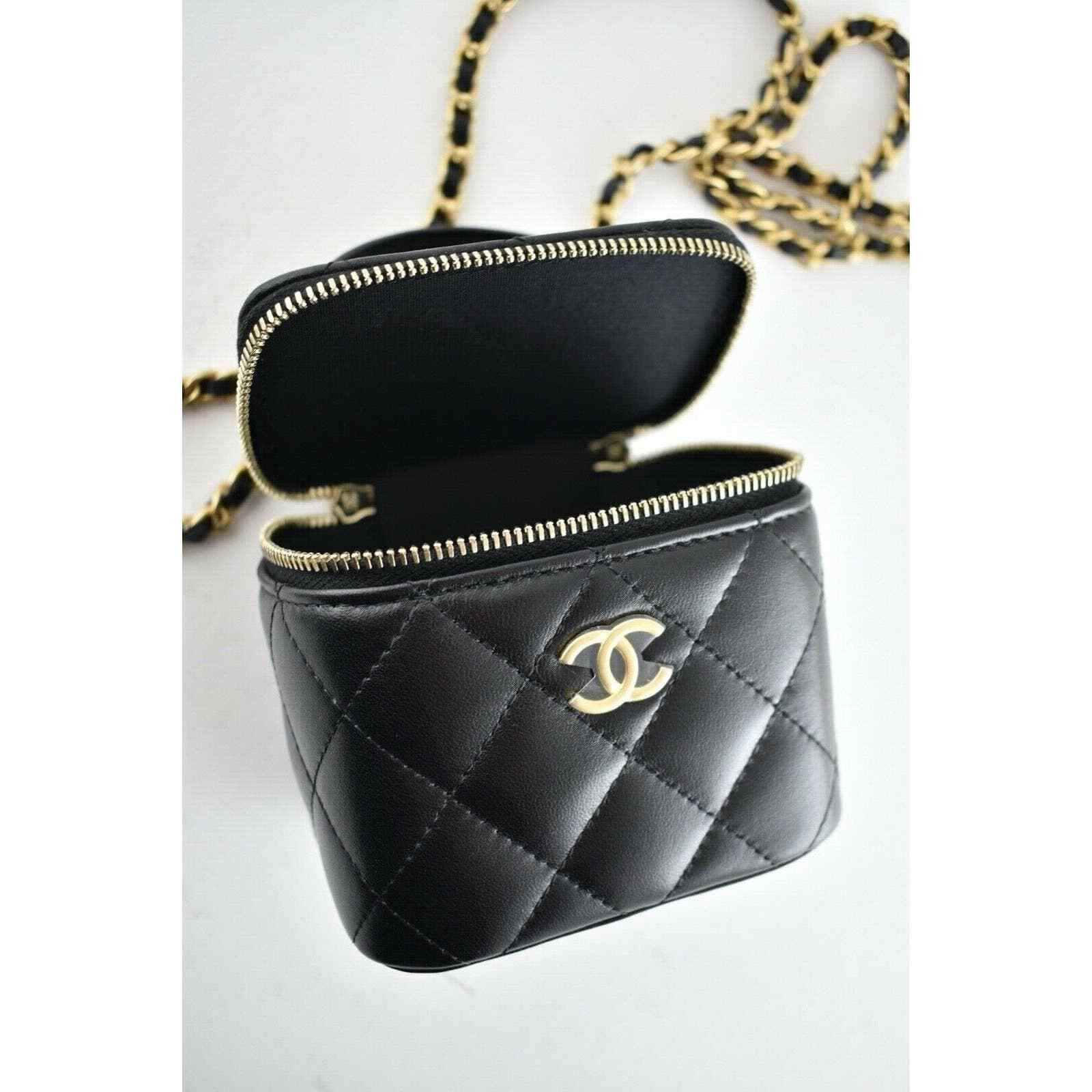 Chanel Chanel Mini Vanity Top Handle Logo Shoulder Crossbody Bag Size ONE SIZE - 9 Thumbnail
