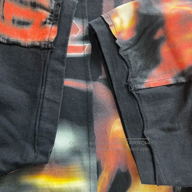 Givenchy Givenchy Damaged patchwork short-sleeve T-shirt Size US XS / EU 42 / 0 - 3 Thumbnail