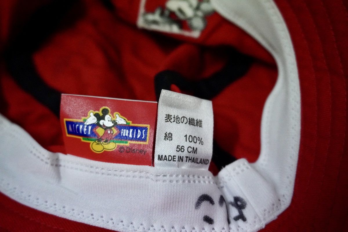 Mickey Mouse × Vintage Vtg mickey mouse bucket hat red colour for kids Size ONE SIZE - 5 Thumbnail