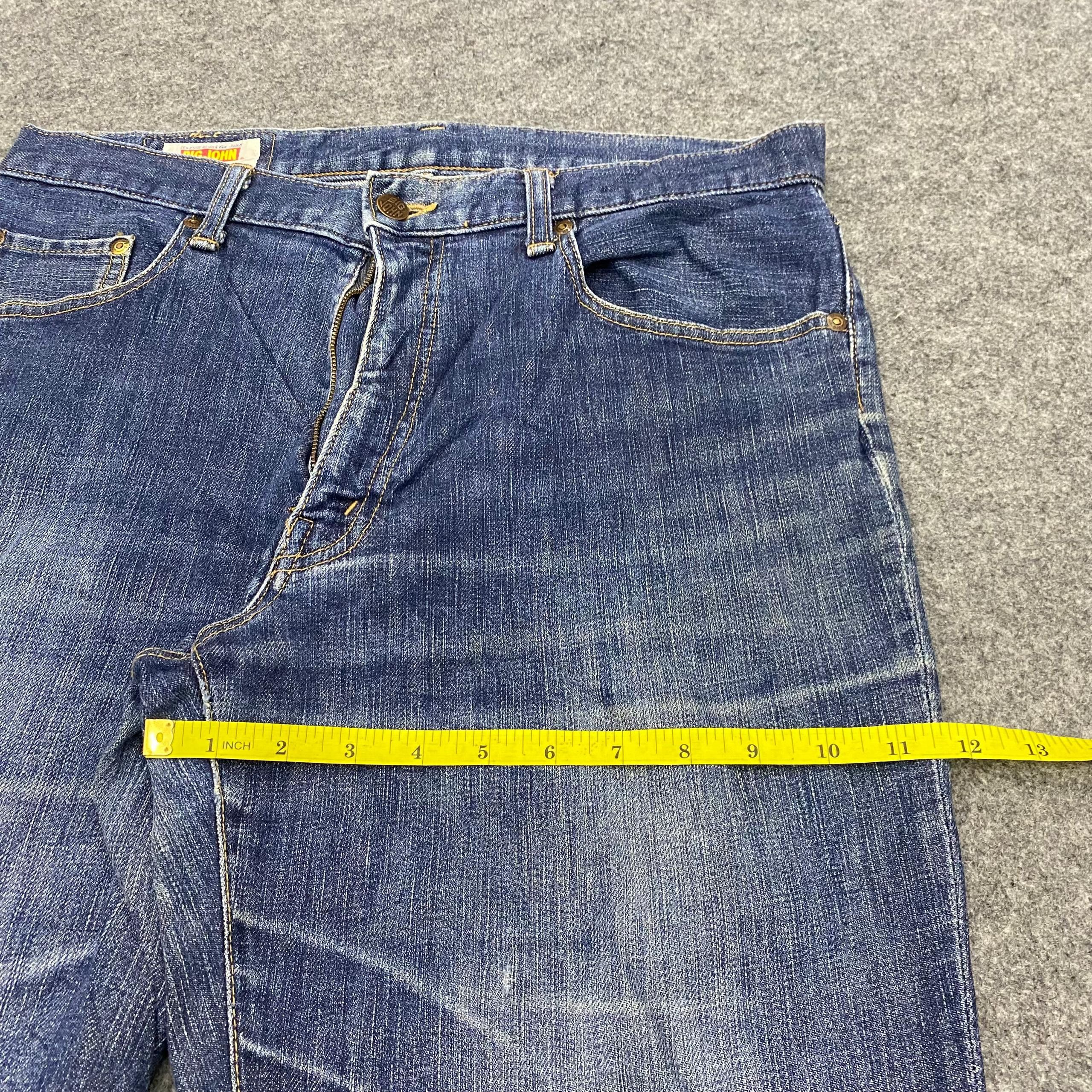 Big John 💥Best Offer💥Vintage Big John Distressed Denim Size US 33 - 5 Thumbnail