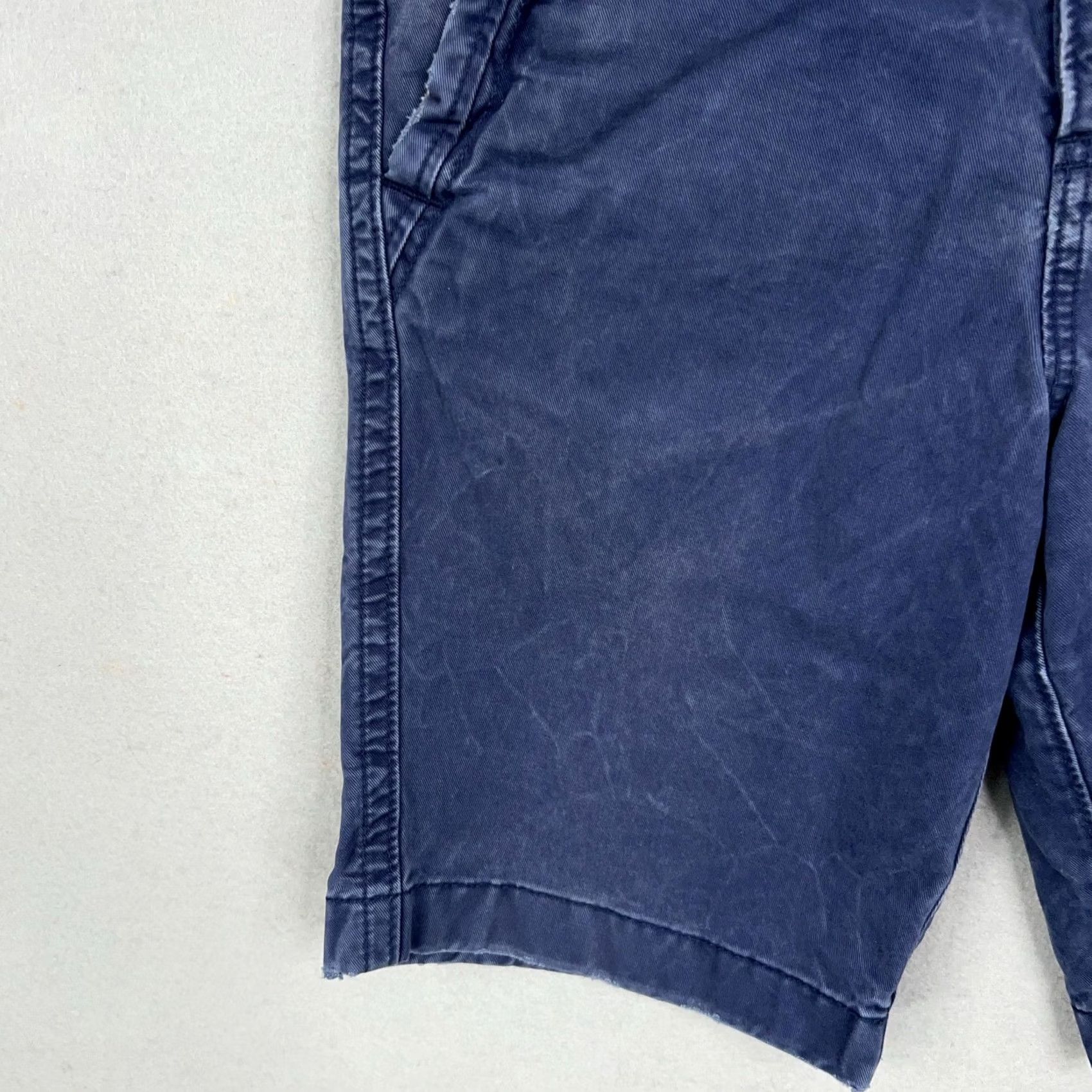 Abercrombie & Fitch Abercrombie & Fitch Shorts Mens 28 Blue Faded Classic Chino Button Fly Preppy Y2K Size US 28 / EU 44 - 3 Thumbnail