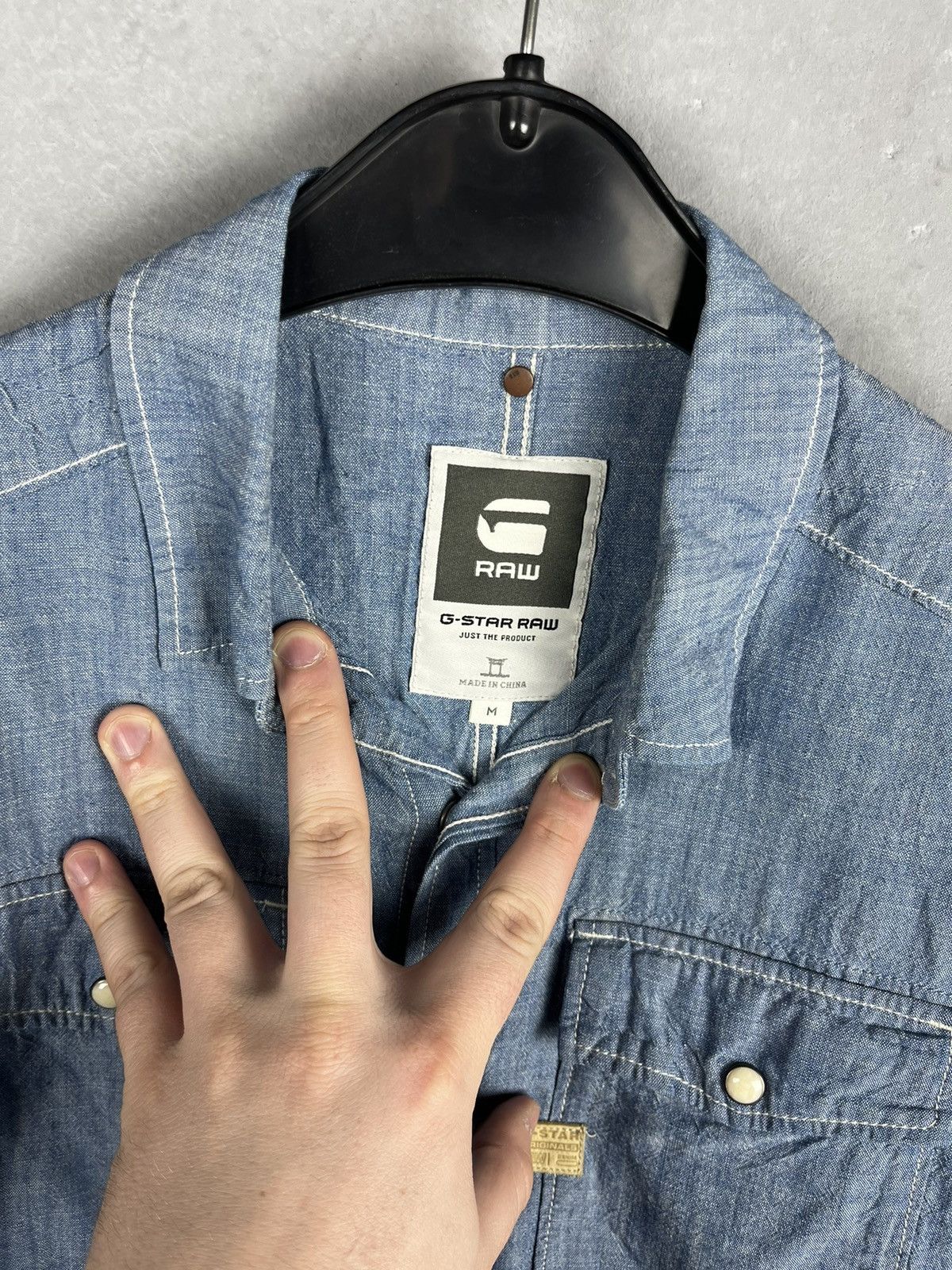 G-Star × Vintage G star denim style shirt Size US M / EU 48-50 / 2 - 3 Thumbnail