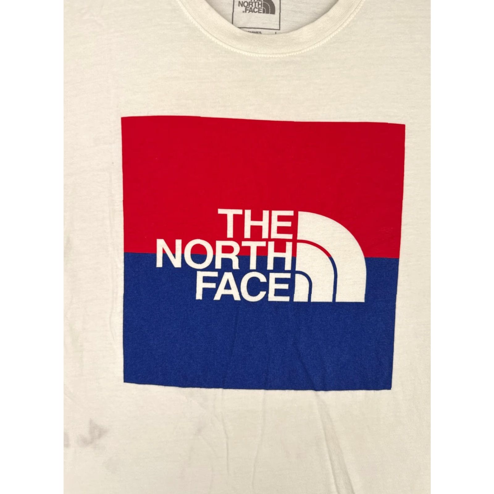 The North Face The North Face Shirt Men Large White Short Sleeve Crew Cotton Breathable Logo Size US L / EU 52-54 / 3 - 6 Thumbnail
