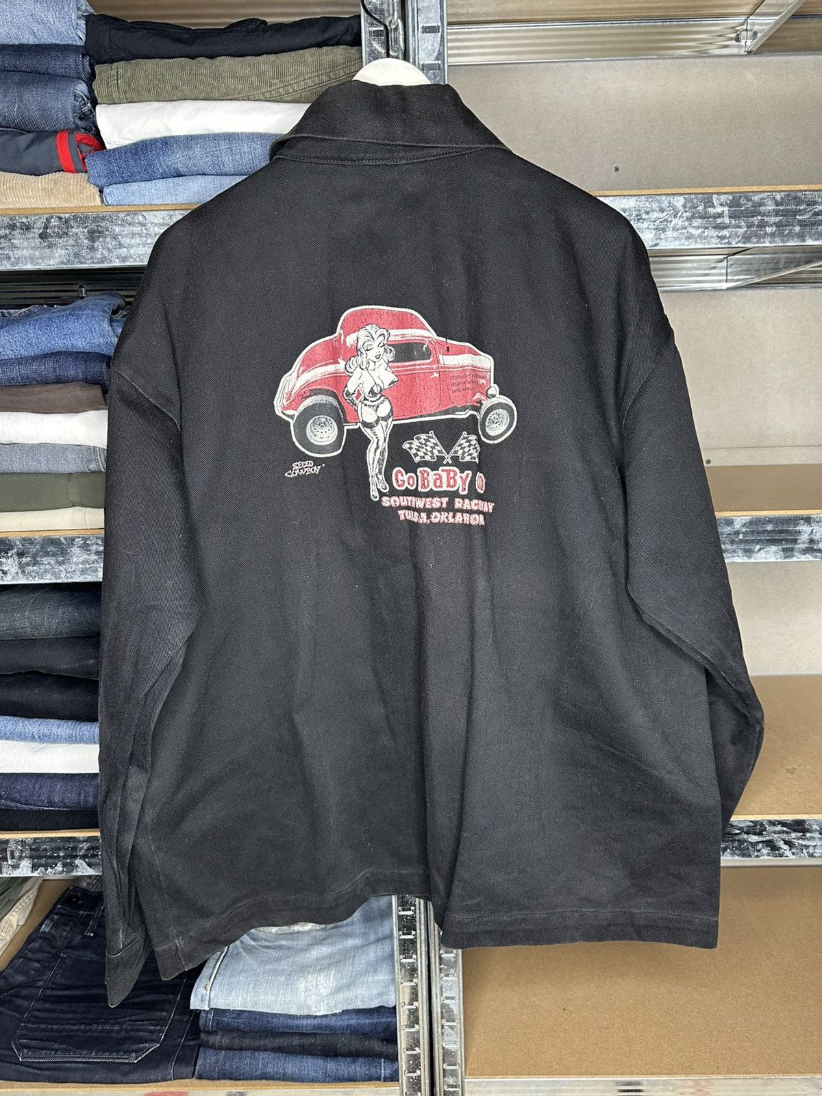NASCAR Speed Cowboy Go Baby Go Racing Jacket Size US XL / EU 56 / 4 - 2 Thumbnail