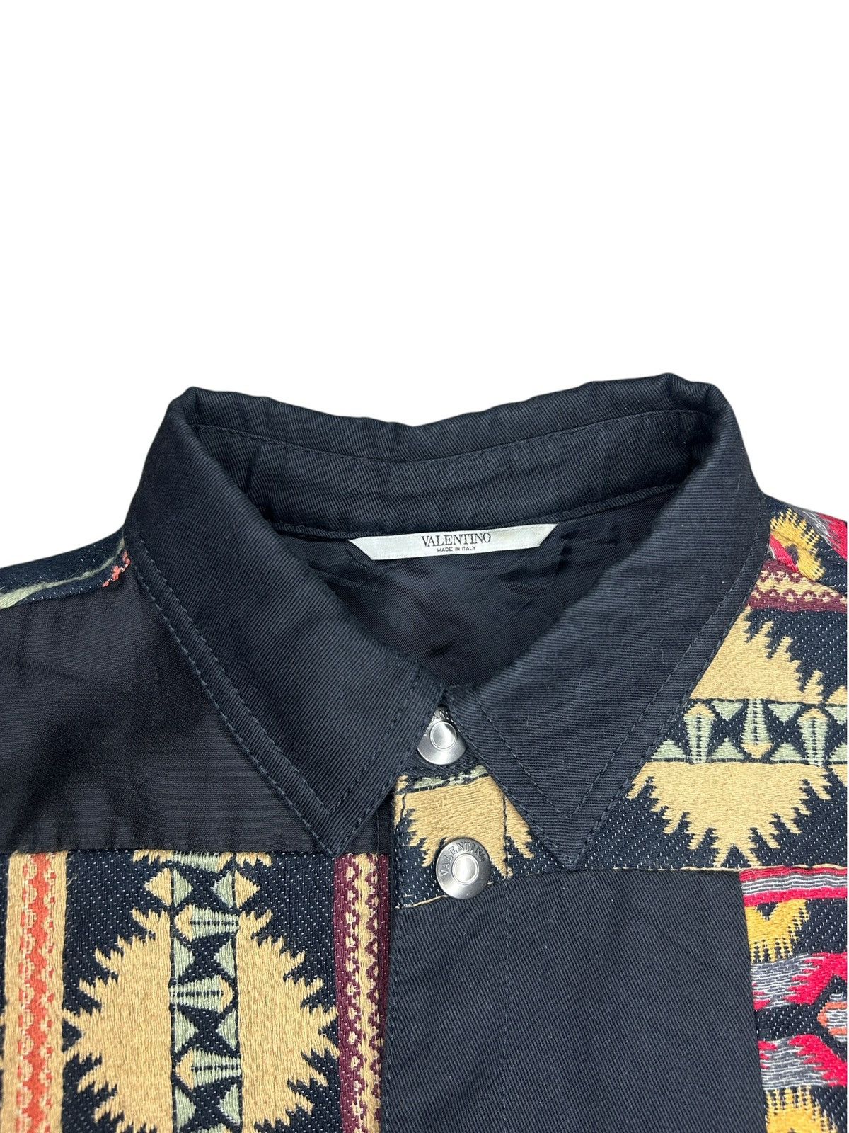 Valentino F/W 16 Sample Patchwork Overshirt Size US S / EU 44-46 / 1 - 6 Thumbnail