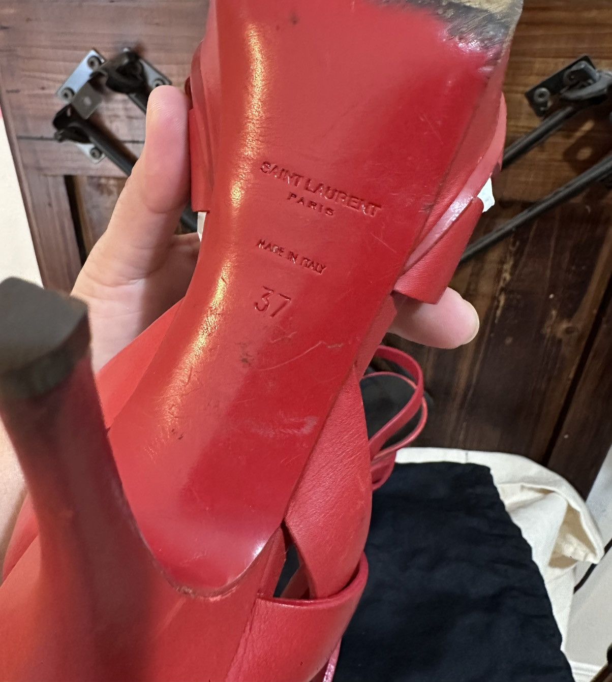 Saint Laurent Paris YSL TRIBUTE PUMPS / size 37/7 Size US 7 / IT 37 - 14 Thumbnail