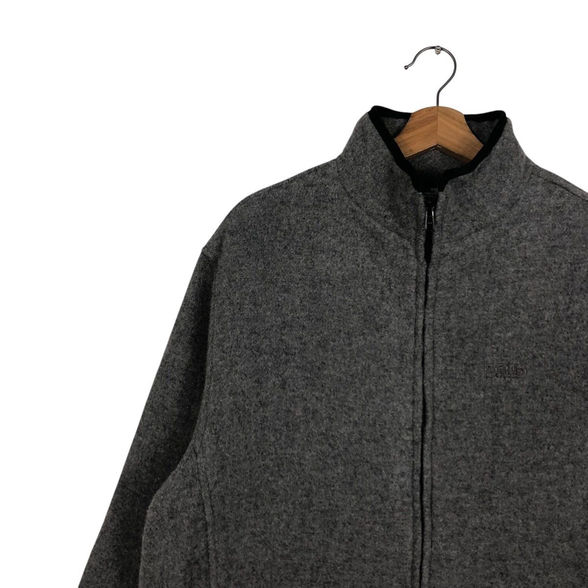 Japanese Brand 📌Rich Grey Wool Zipper Biker Jacket Depleted Issey Miyake Size US M / EU 48-50 / 2 - 8 Thumbnail