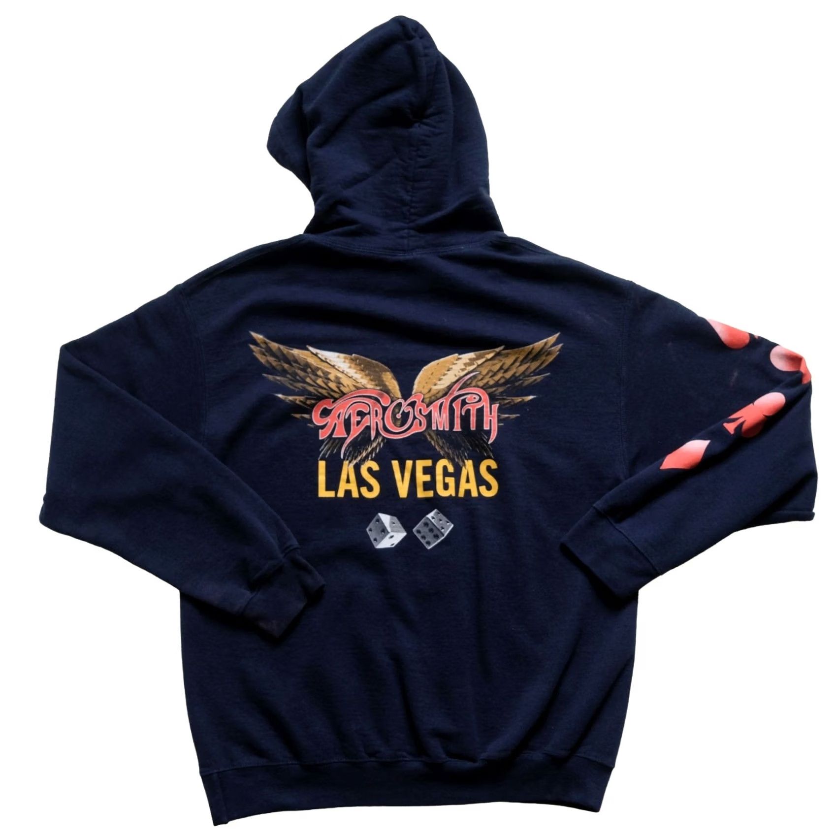 Aerosmith VINTAGE Aerosmith Hoodie Sweat Blue Shirt 90s Y2K Tour USA Mens M Size US M / EU 48-50 / 2 - 3 Thumbnail