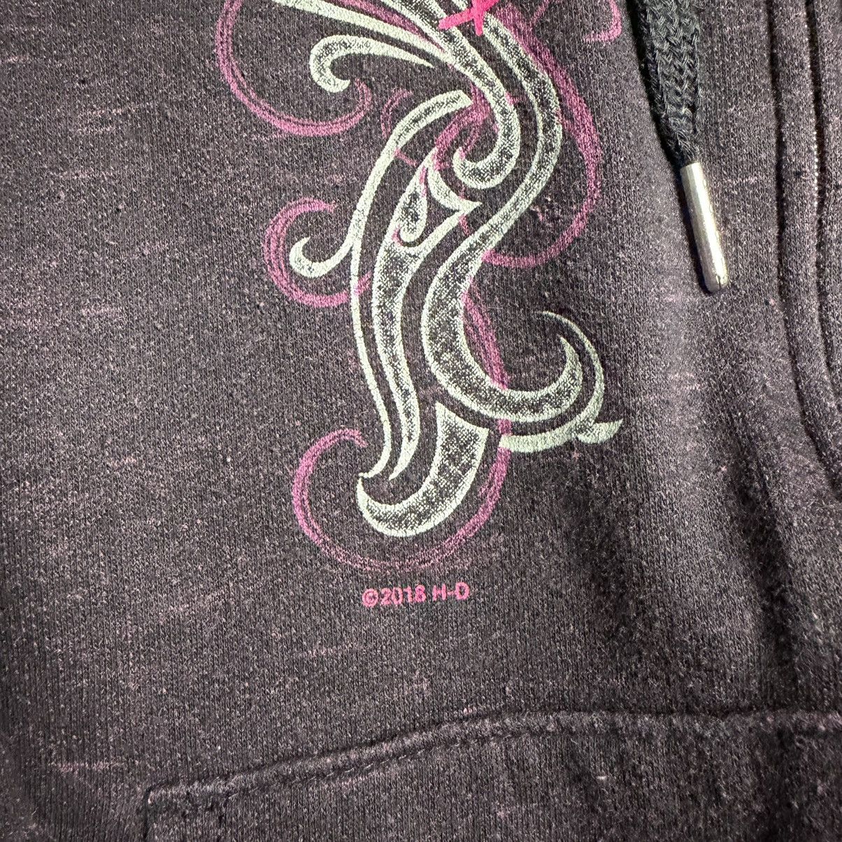 Harley Davidson Harley Davidson y2k women's zip up hoodie Size XL / US 12-14 / IT 48-50 - 3 Thumbnail