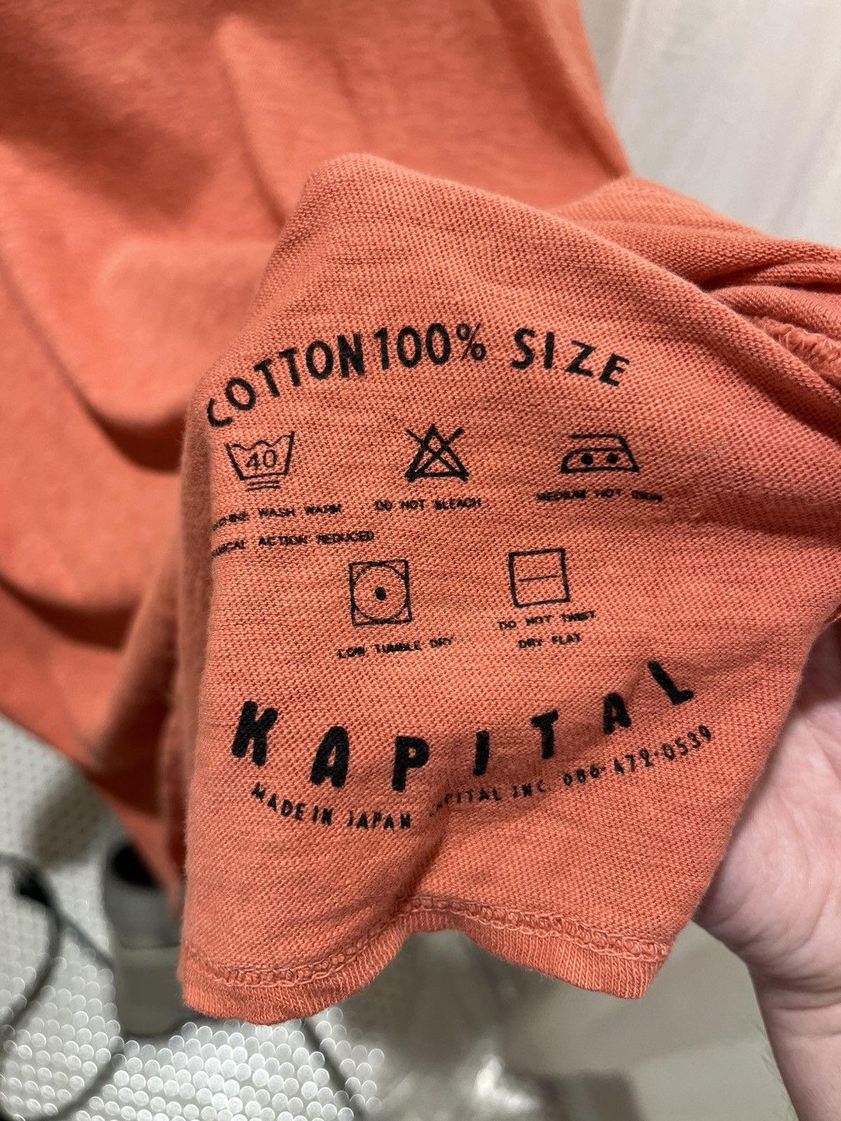 Kapital KAPITAL reverse Henley v neck Size US M / EU 48-50 / 2 - 5 Thumbnail