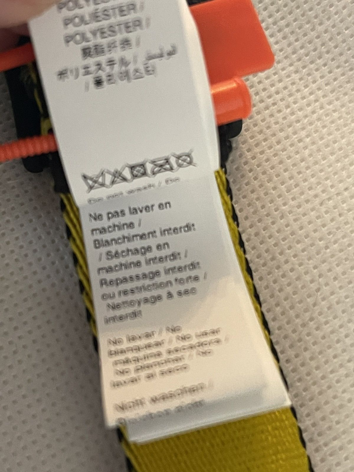 Off-White OFF-WHITE MINI INDUSTRIAL BELT NWT Size ONE SIZE - 7 Thumbnail