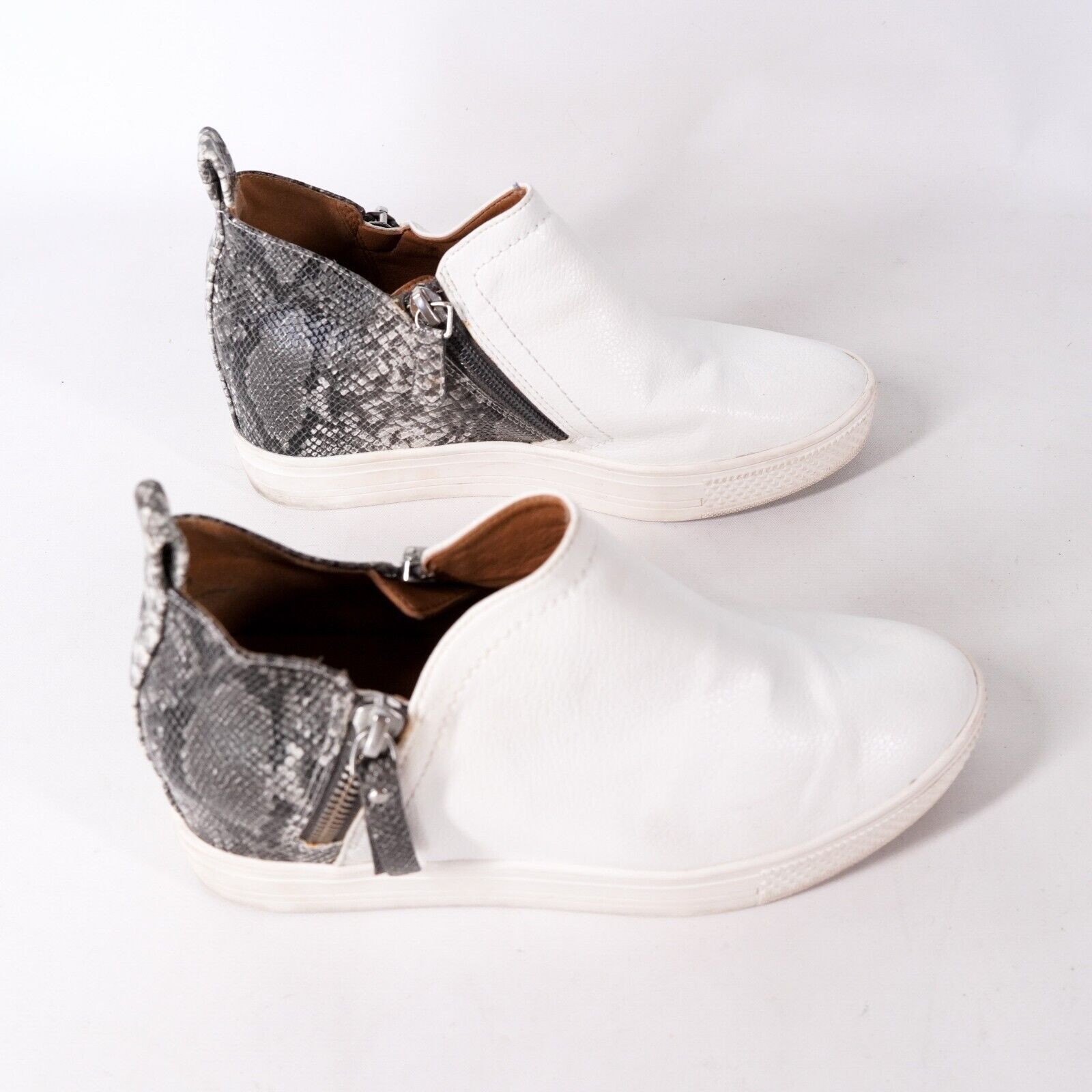 Other Reptile Snake Skin Shoes Sneakers w/ Zippers Women's 5 1/2M Size US 5.5 / IT 35.5 - 4 Thumbnail
