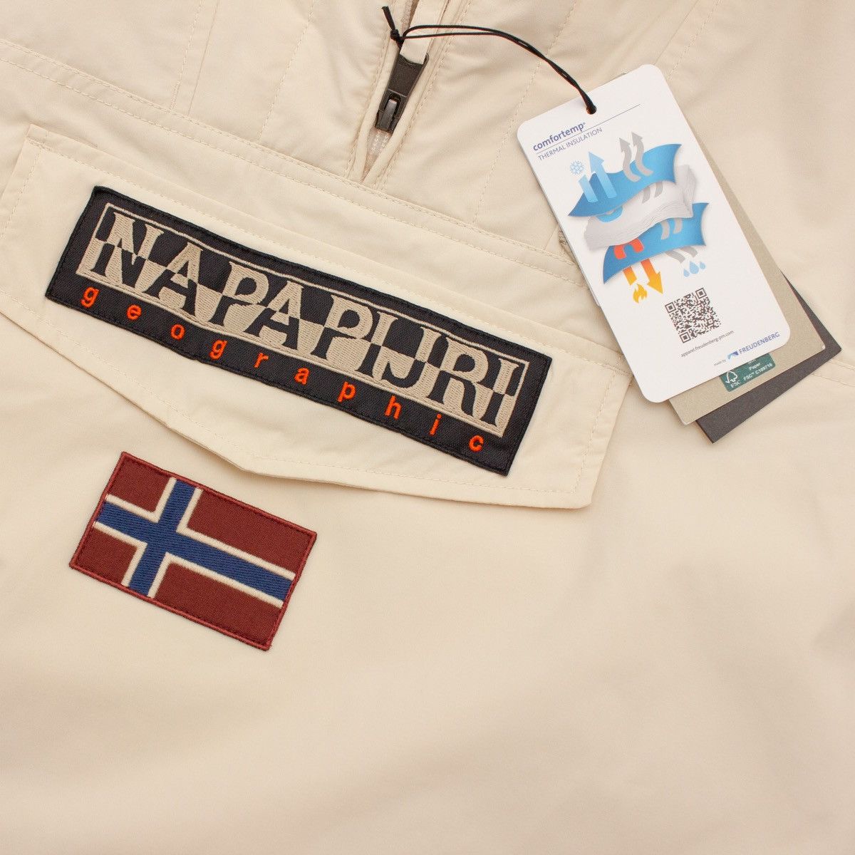 Napapijri BNWT Napapijri Women’s Rainforest Winter Jacket – Ivory Size M / US 6-8 / IT 42-44 - 12 Thumbnail