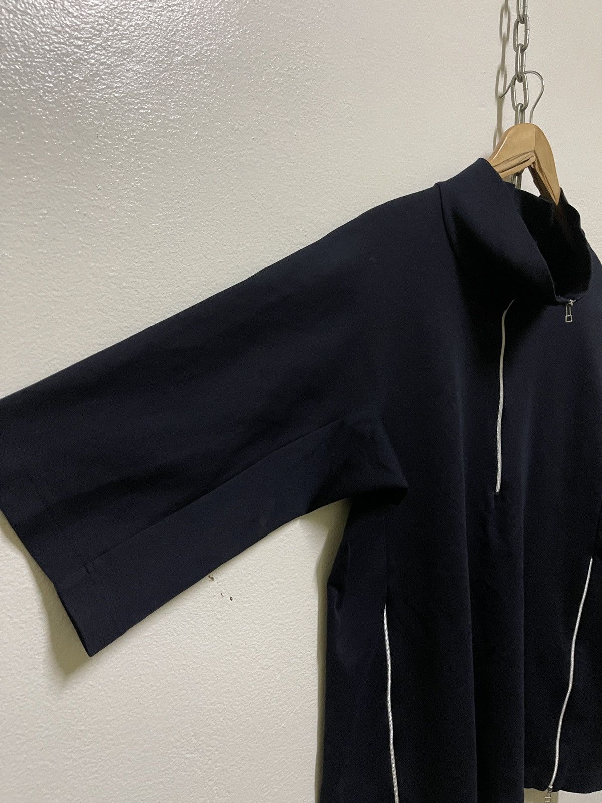 Issey Miyake ORJ HAAT Acronym Stretch Jersey Zipper T shirt SS2019 Size US XL / EU 56 / 4 - 3 Thumbnail