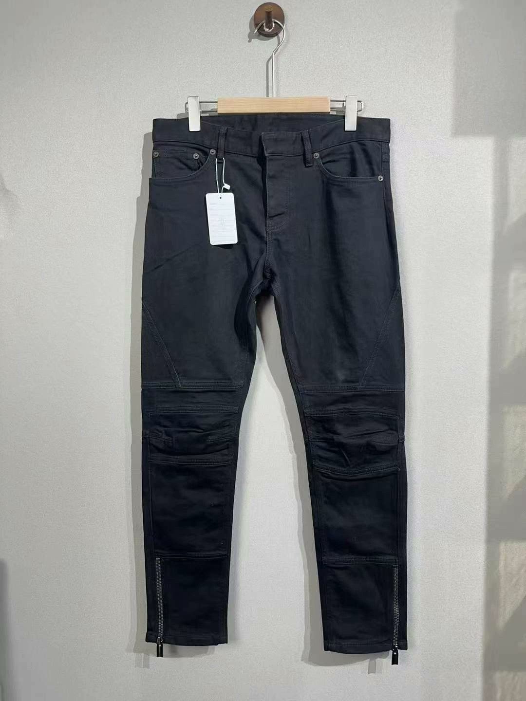 Balenciaga balenciaga black zipper denim pants size 31 Size US 31 - 1 Thumbnail