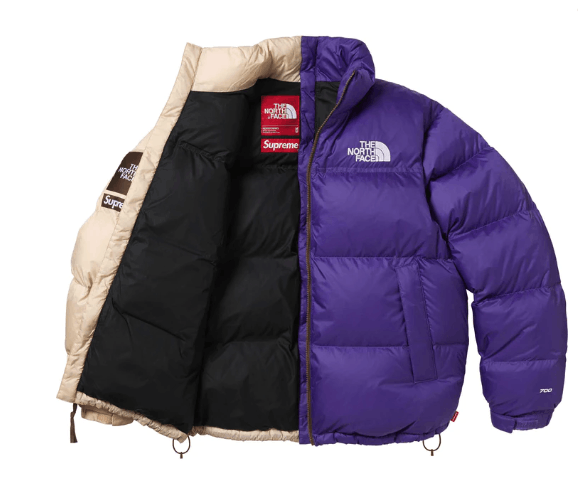 Supreme × The North Face Supreme The North Face Split Nuptse Jacket Tan XL Size US XL / EU 56 / 4 - 2 Thumbnail
