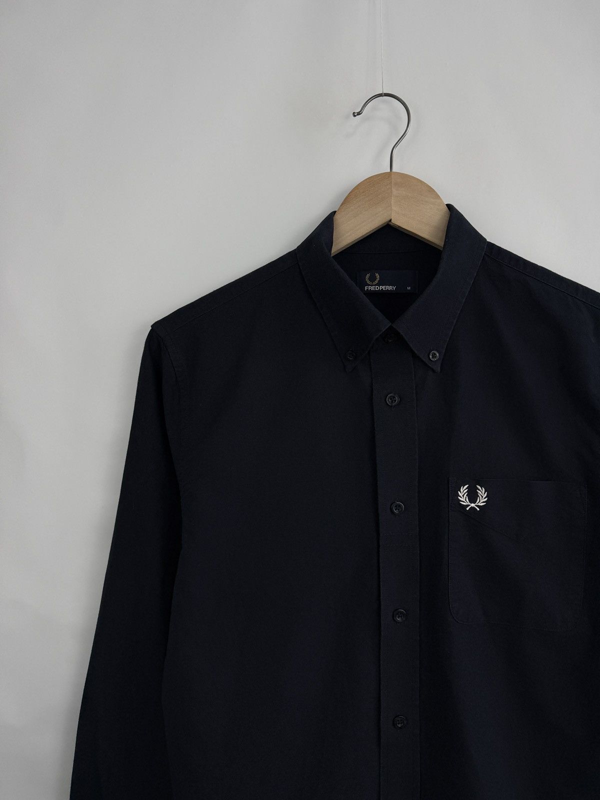 Fred Perry 🇬🇧 Fred Perry Oxford Shirt Embroidered Logo Rare Retro Size US M / EU 48-50 / 2 - 7 Thumbnail