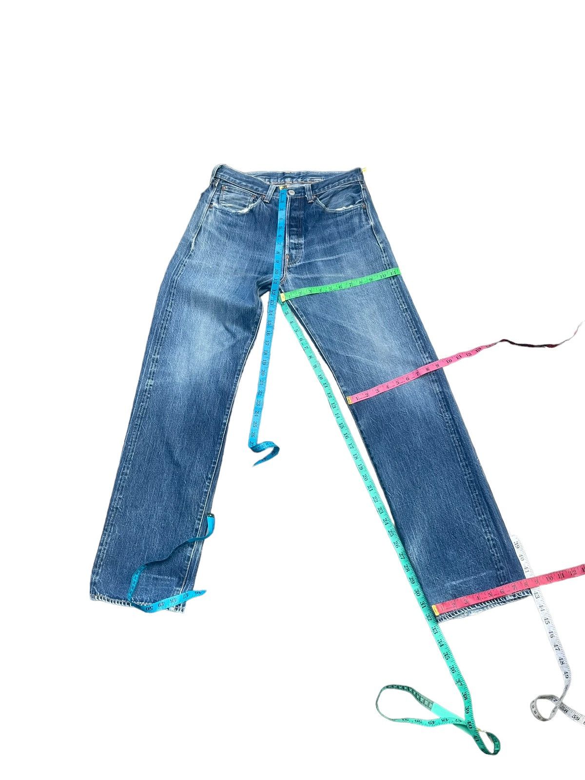 Levi's Vintage 2005 Levis 501 E 1937 Selvedge Denim Size US 31 - 23 Thumbnail