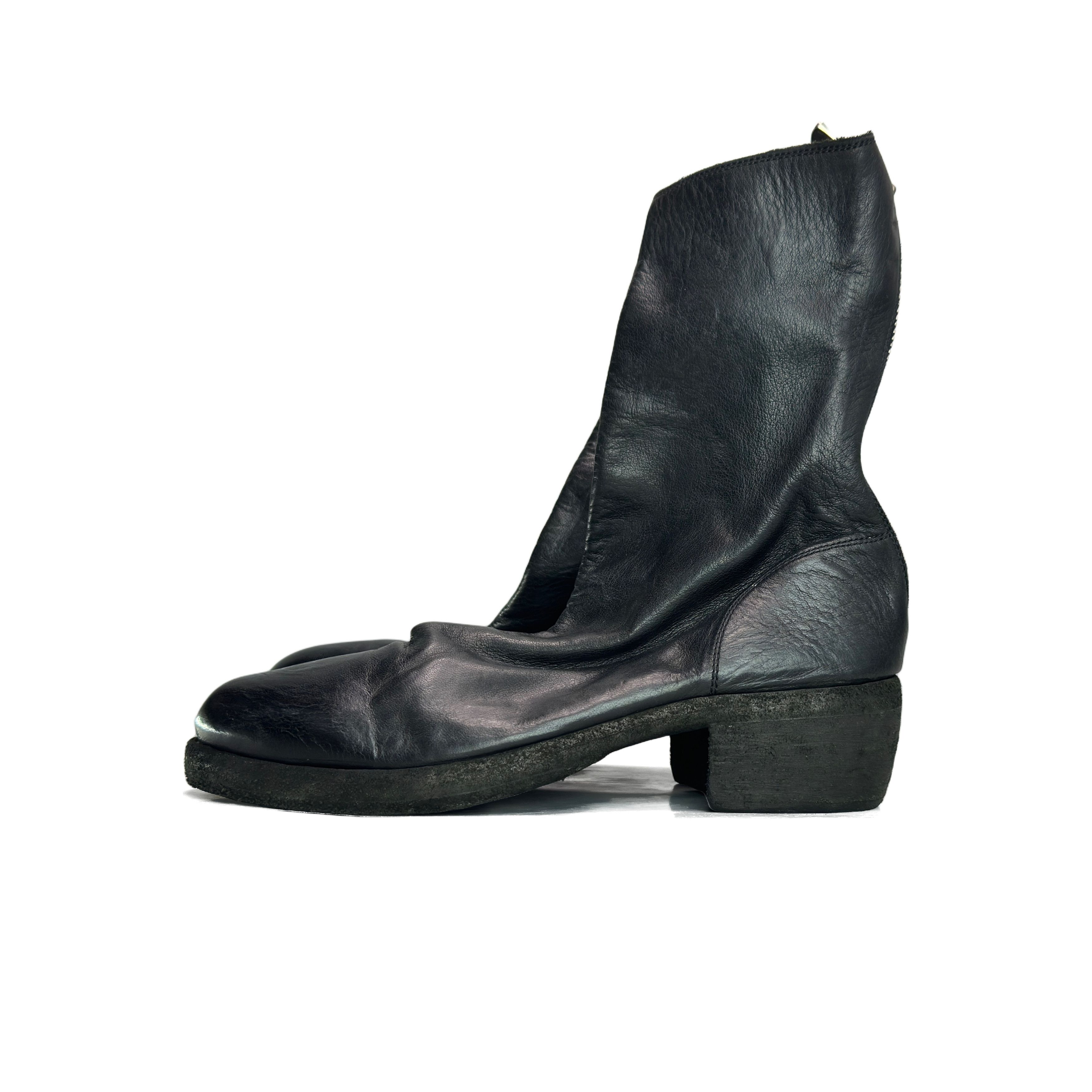 Guidi GUIDI Back-Zip Leather Boots Size 36 Size US 6 / IT 36 - 1 Thumbnail