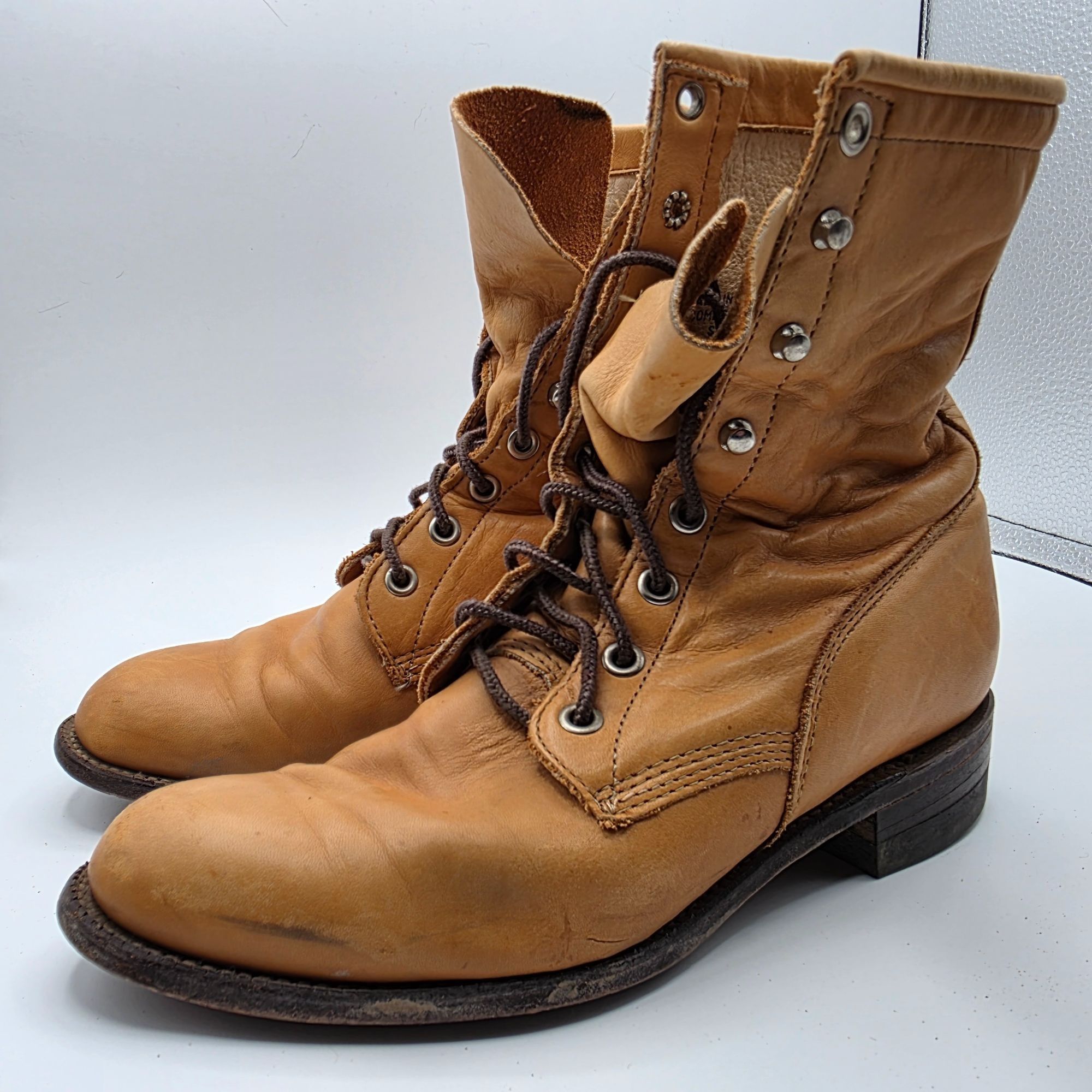 Justin Boots Justin Boots Womens Size 5 C Brown Boots Made In USA Casual Size US 5 / IT 35 - 4 Thumbnail