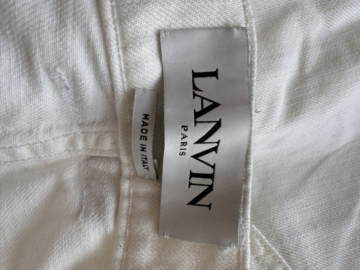 Lanvin ****RARE WHITE LANVIN JEANS Size US 34 / EU 50 - 2 Thumbnail