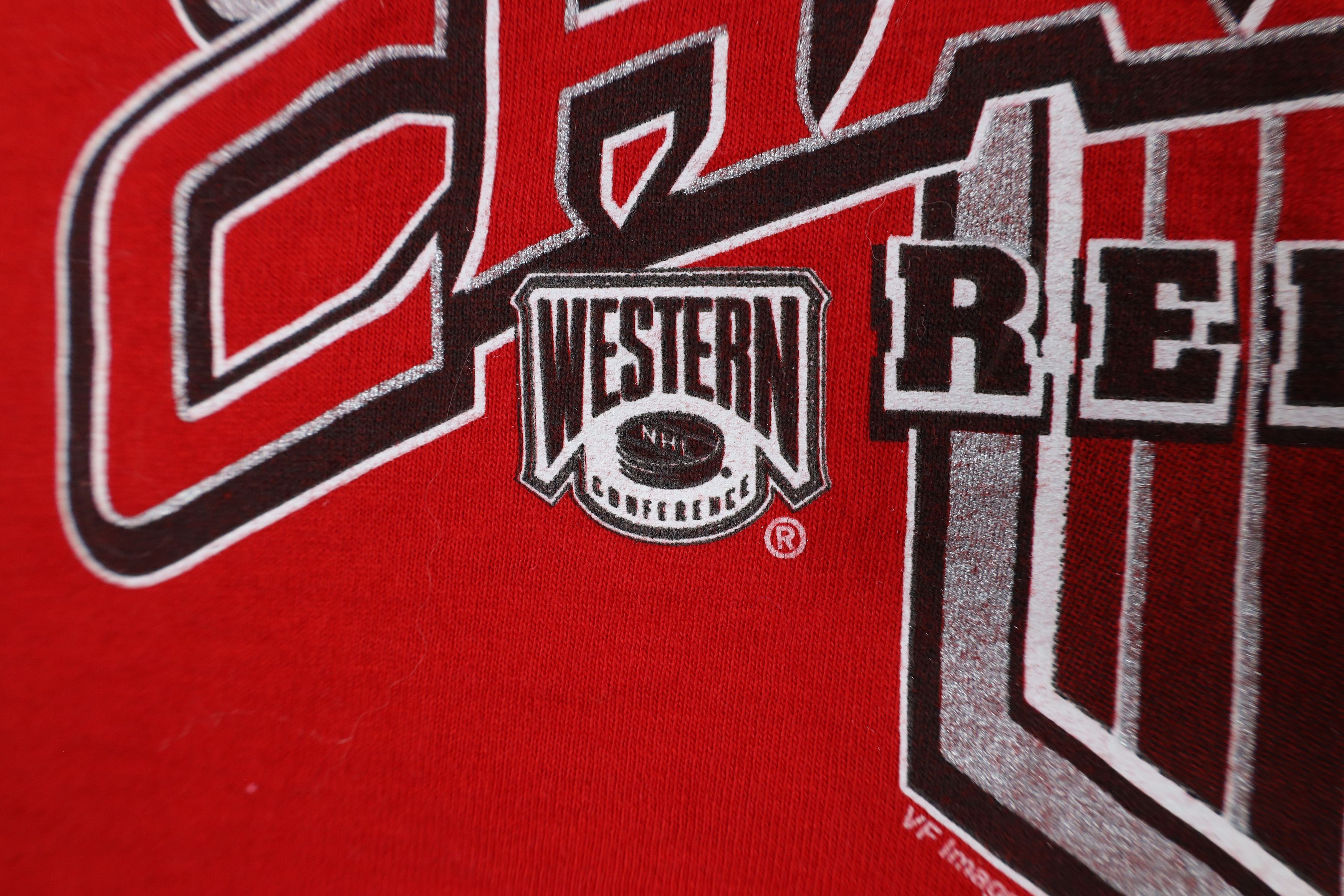 Vintage Vintage Conference Champs Detroit Red Wings Hockey T-Shirt Size US XL / EU 56 / 4 - 6 Thumbnail