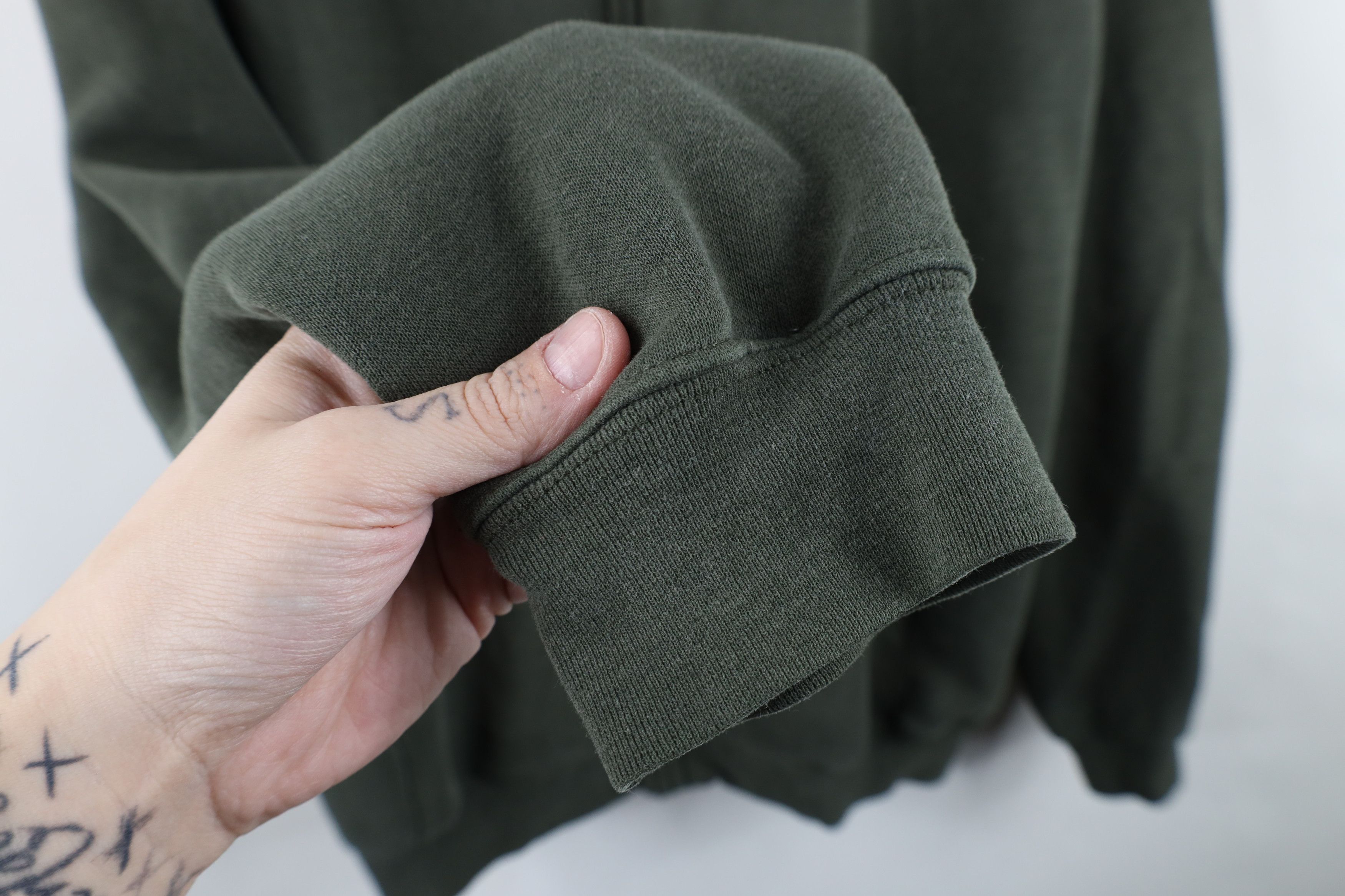 Carhartt Vintage Carhartt Spell Full Zip Hoodie Sweatshirt Green Size US L / EU 52-54 / 3 - 9 Thumbnail