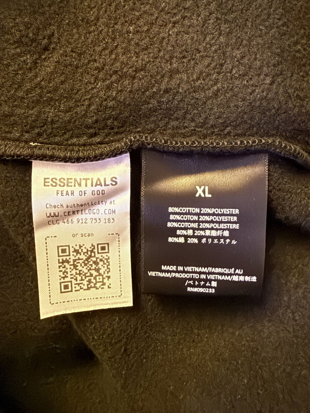 Essentials × Fear of God Fear of God essentials black fleece hoodie Size US L / EU 52-54 / 3 - 3 Thumbnail