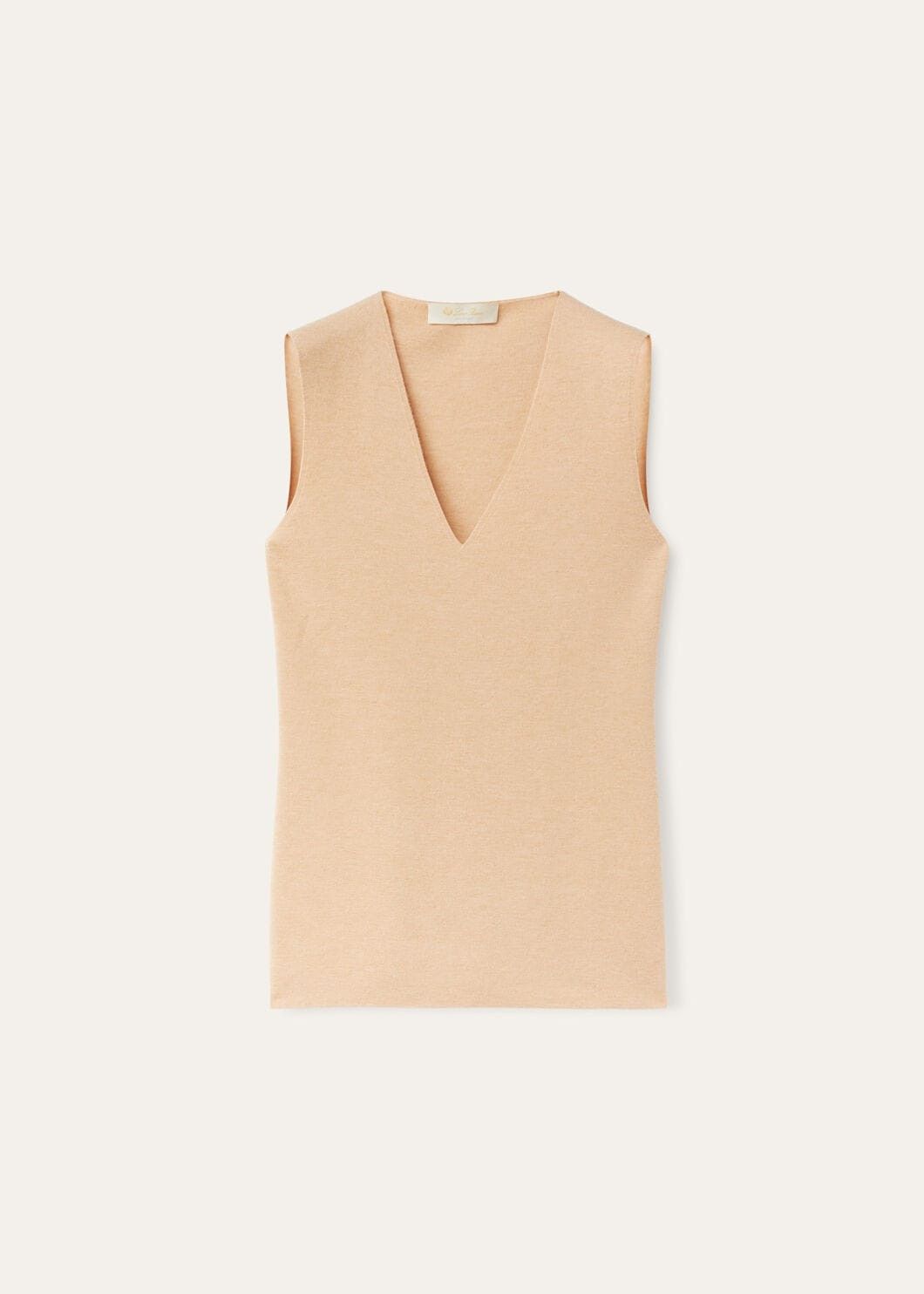 Loro Piana o1w1db10825 FAO4510 Cocooning Top in Beige Size L / US 10 / IT 46 - 1 Thumbnail