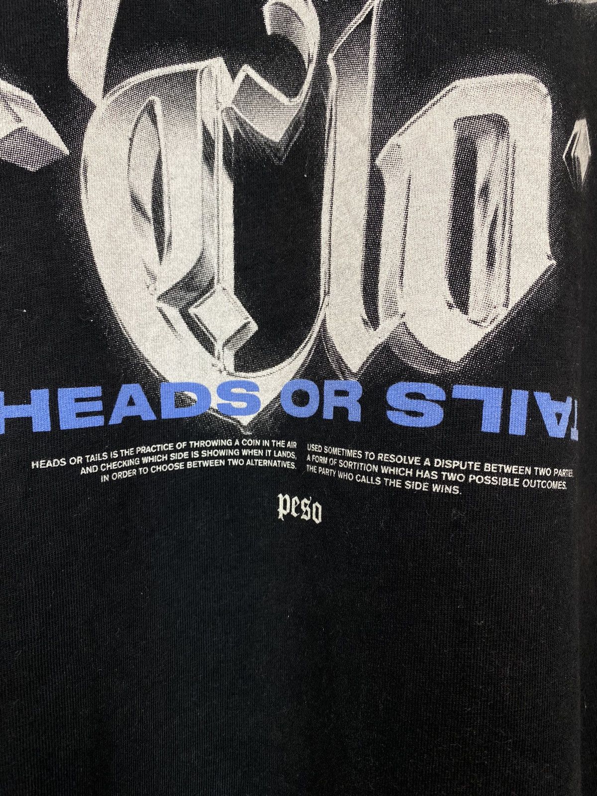 Designer × Peso × Vintage Peso Heads or Tails Short Sleeve T Shirt Men’s Size Small Size US S / EU 44-46 / 1 - 4 Thumbnail