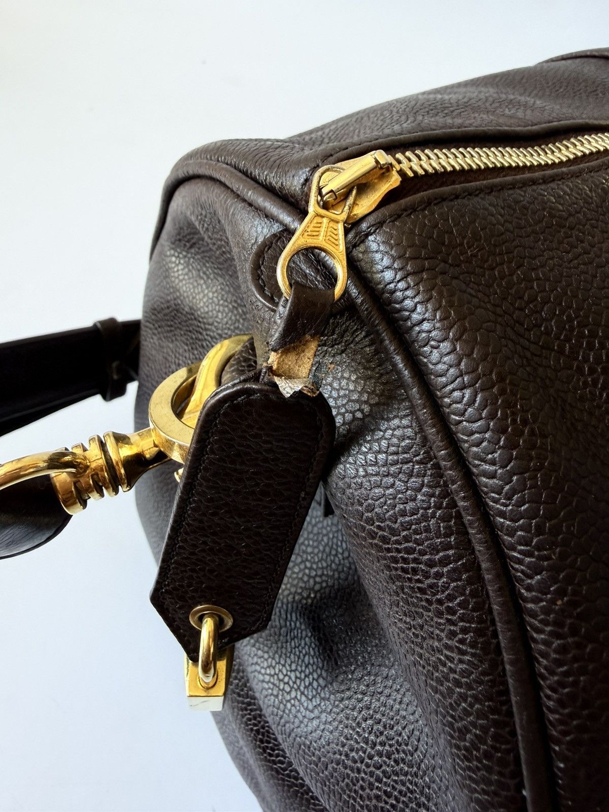 Chanel Vintage Chanel Brown Caviar Boston bag Size ONE SIZE - 10 Thumbnail