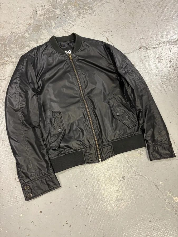 Dolce & Gabbana AW2006 Dolce & Gabbana Black Mafia Bomber Jacket Size US M / EU 48-50 / 2 - 2 Thumbnail
