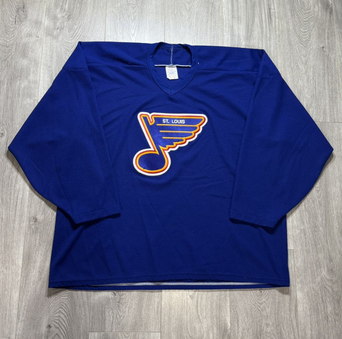 Ccm × Vintage Vintage St Louis Blues Jersey CCM Mens 2XL BLUE Maska 90s Size US XXL / EU 58 / 5 - 1 Thumbnail