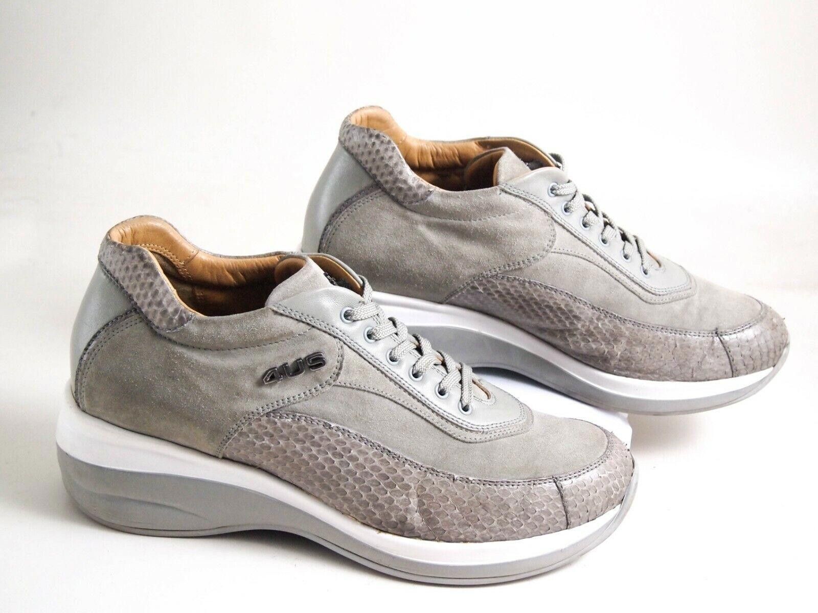 Paciotti Paciotti Sneaker Chunky Sole Gray Suede Snake EU 40 US 10 Size US 10 / IT 40 - 2 Thumbnail