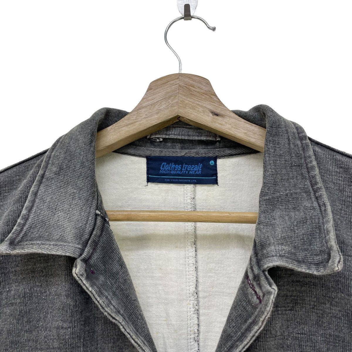 Japanese Brand × Vintage Japanese Brand Clothes Treasalt Cotton Style Chore Jacket Size US M / EU 48-50 / 2 - 3 Thumbnail