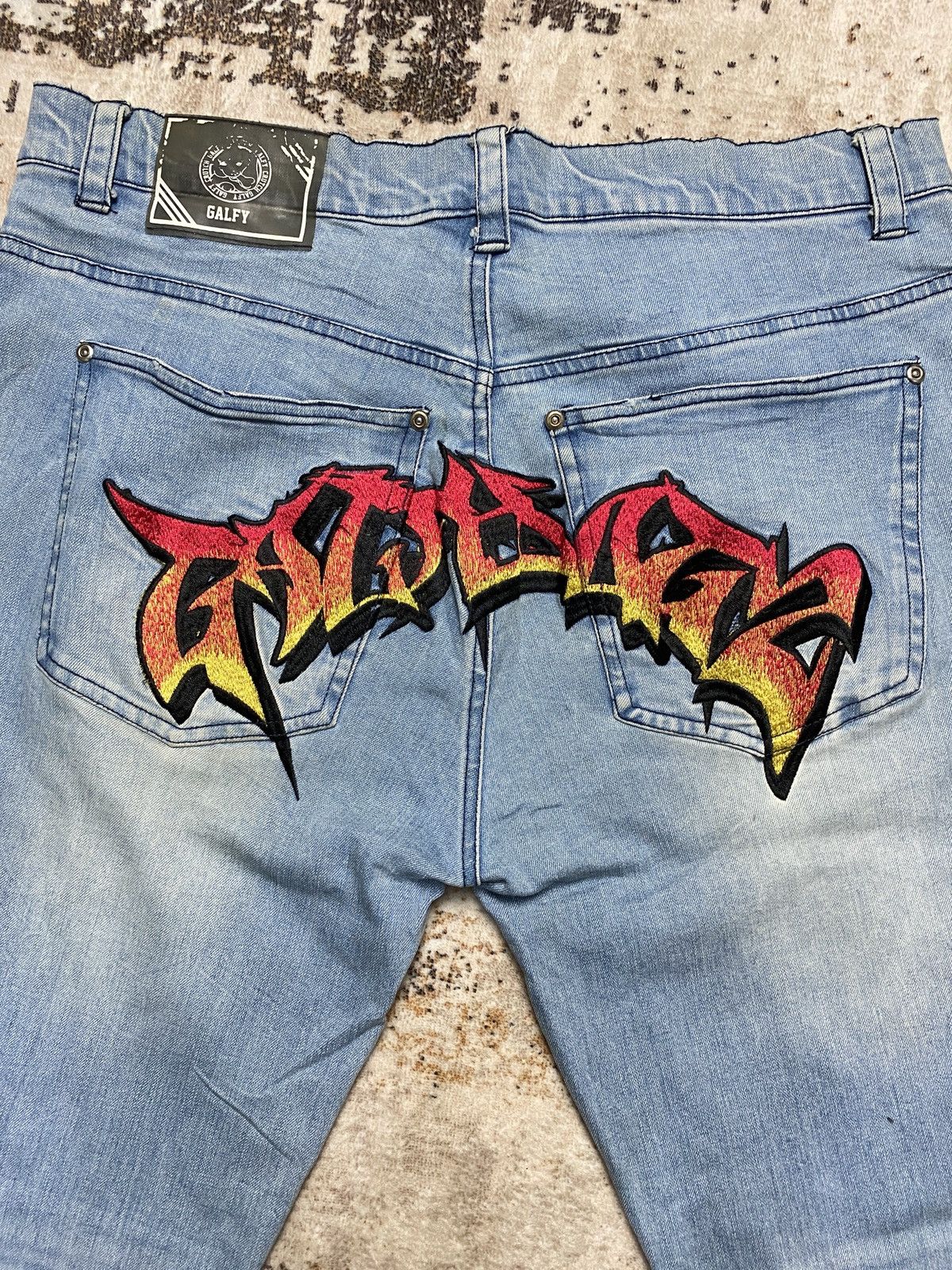 Acne Studios Insane Japanese Brand Y2k Baggy Denim Size US 31 - 14 Thumbnail