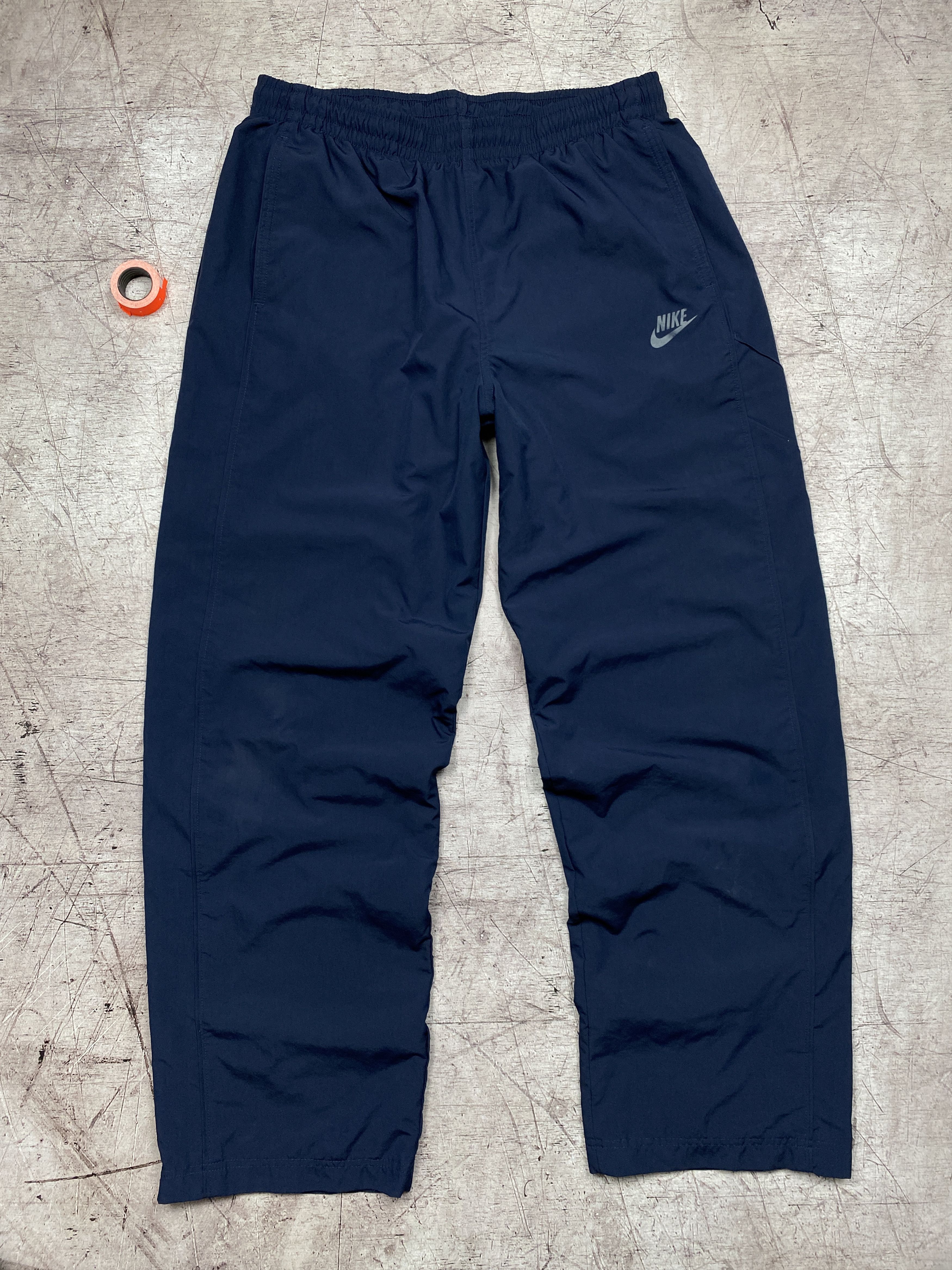 Nike × Vintage Nike Vintage Mens Nylon Baggy Track Pants y2k Drill Style Size US 36 / EU 52 - 1 Thumbnail