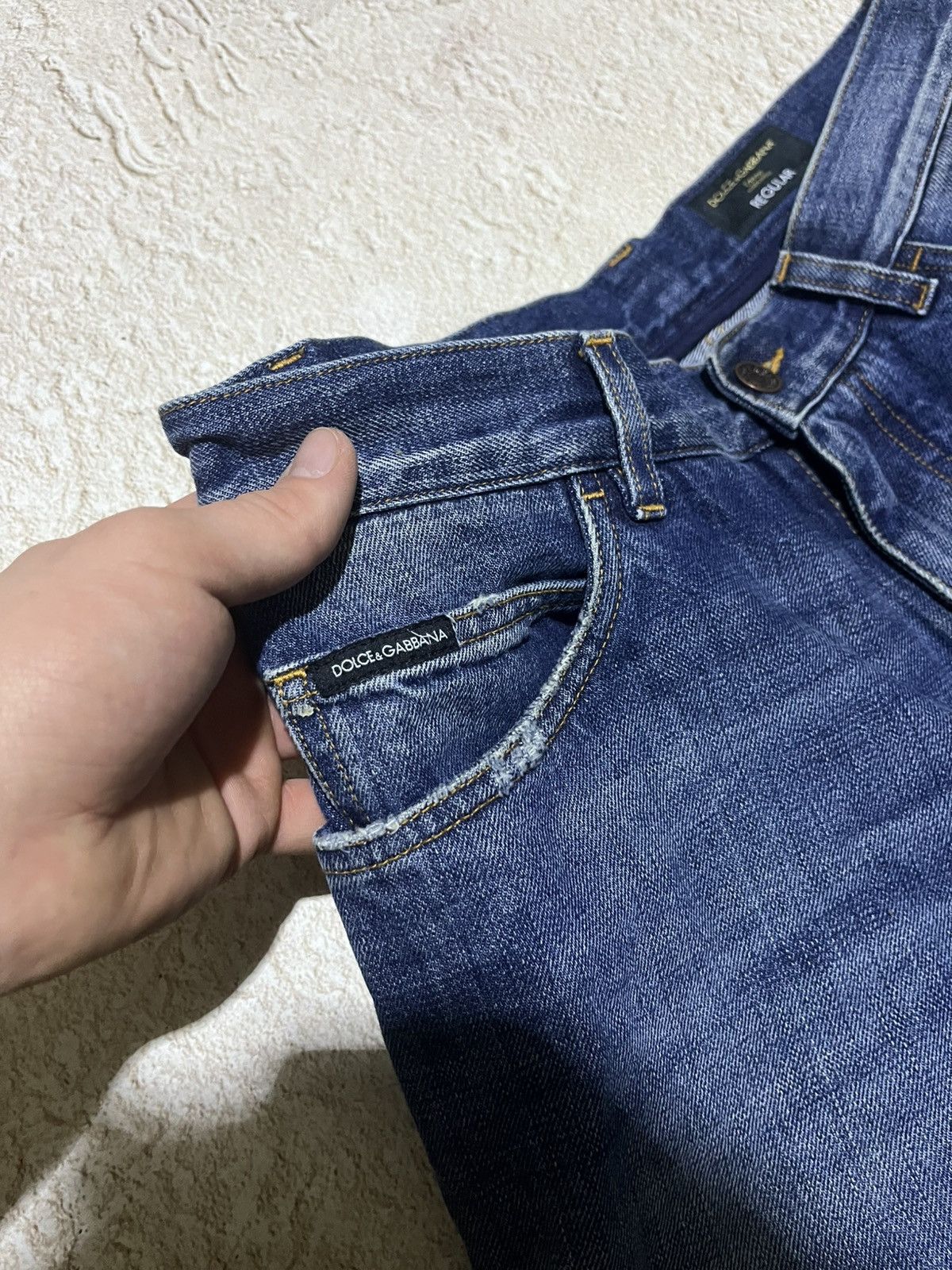 Dolce & Gabbana Dolce & Gabbana Classic Blue Denim Jeans Y2K Size US 32 / EU 48 - 15 Thumbnail