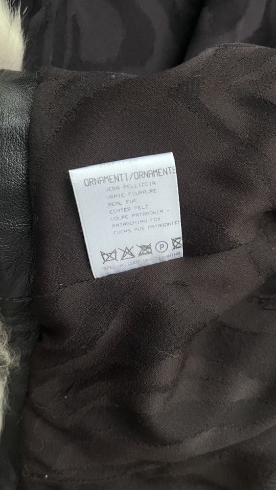 Roberto Cavalli REX RABBIT FUR NAPOLEON LEATHER JACKET Size S / US 4 / IT 40 - 8 Thumbnail