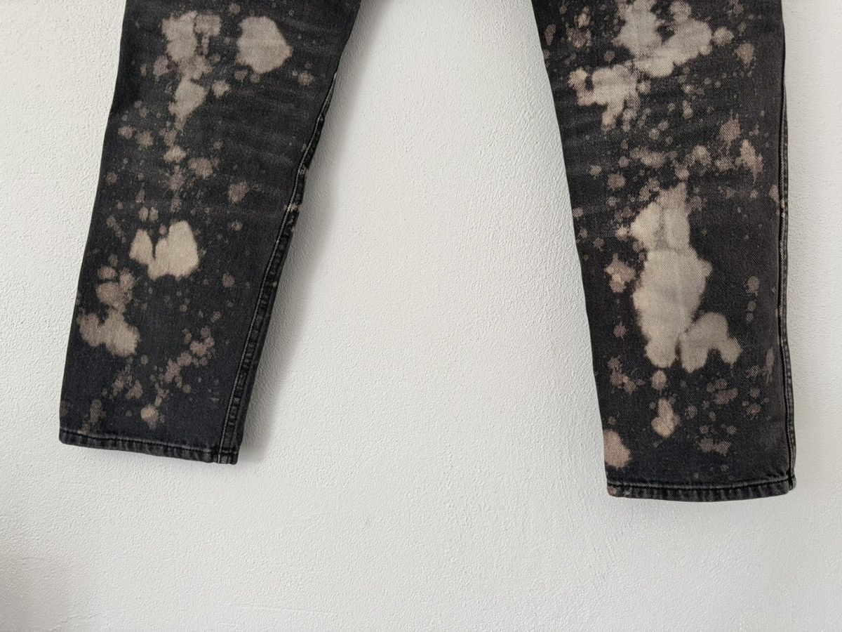 Gucci Bleached Black Slim Jeans with Paint Effect Size US 30 / EU 46 - 9 Thumbnail