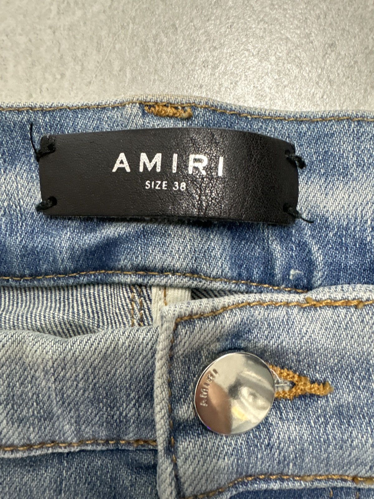 Amiri Amiri thrasher light wash bone Size US 38 / EU 54 - 2 Thumbnail
