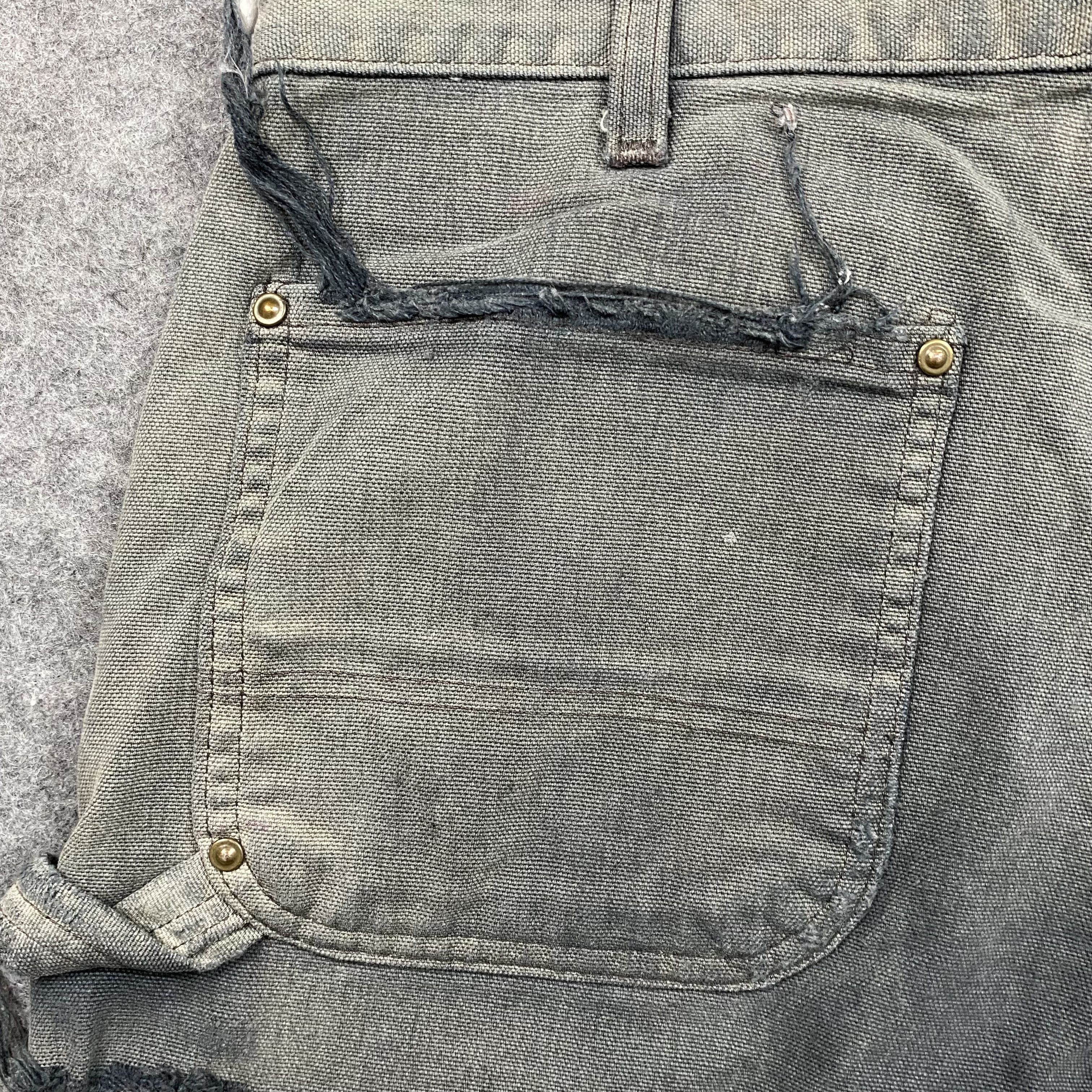 Carhartt Vintage distressed Carhartt double knee-CP343 Size US 31 - 14 Thumbnail