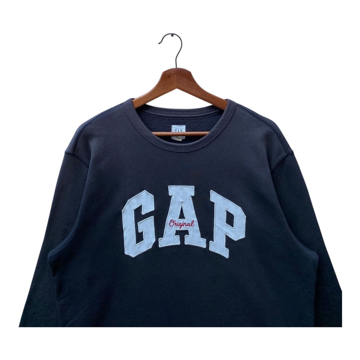 Gap Vintage Gap Original Sweatshirt Spellout Pullover Sun Faded Size US L / EU 52-54 / 3 - 2 Thumbnail