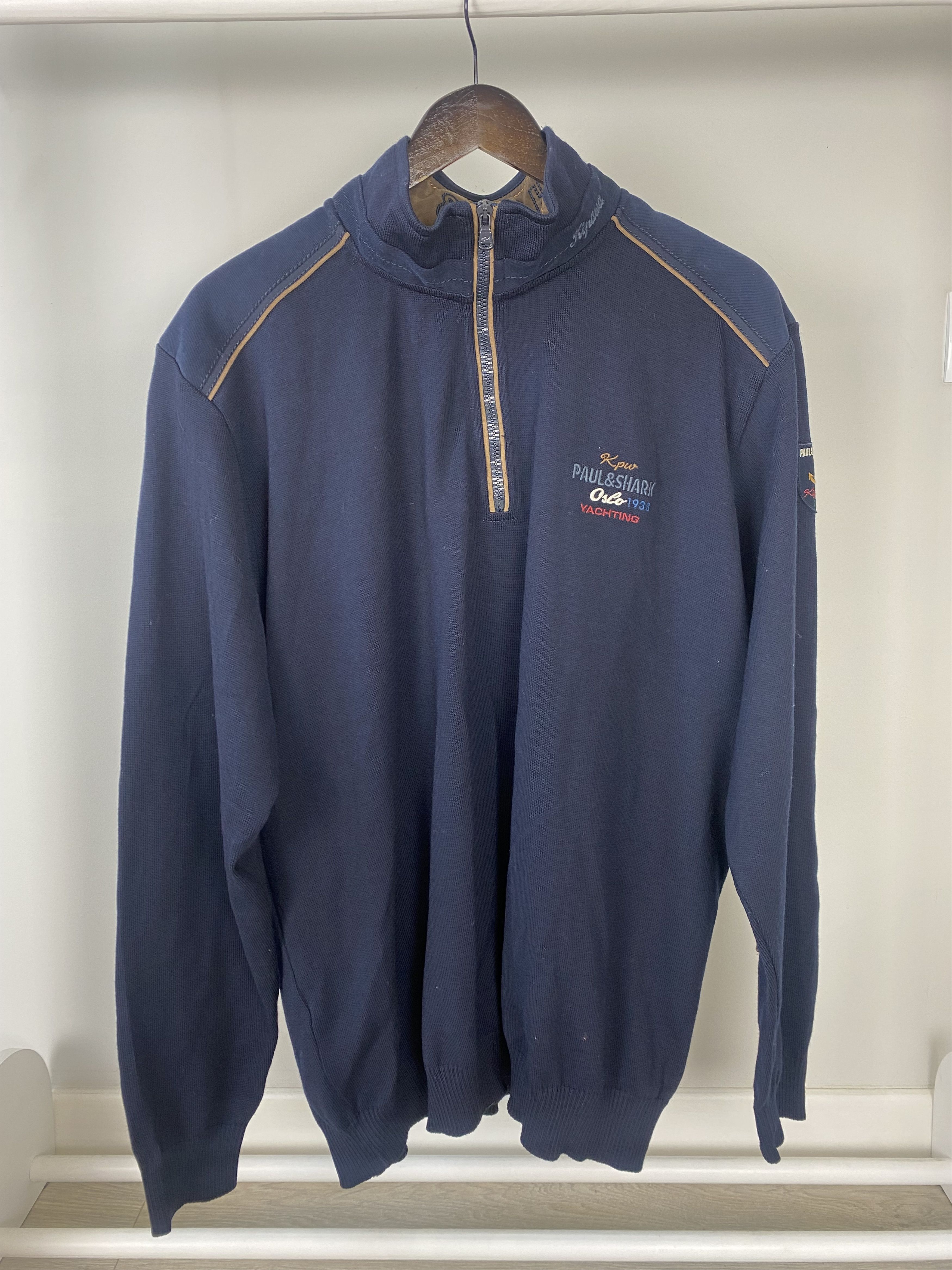 Paul & Shark Paul & Shark Yacting 1/4 Zip Sweater Size US XXL / EU 58 / 5 - 2 Thumbnail