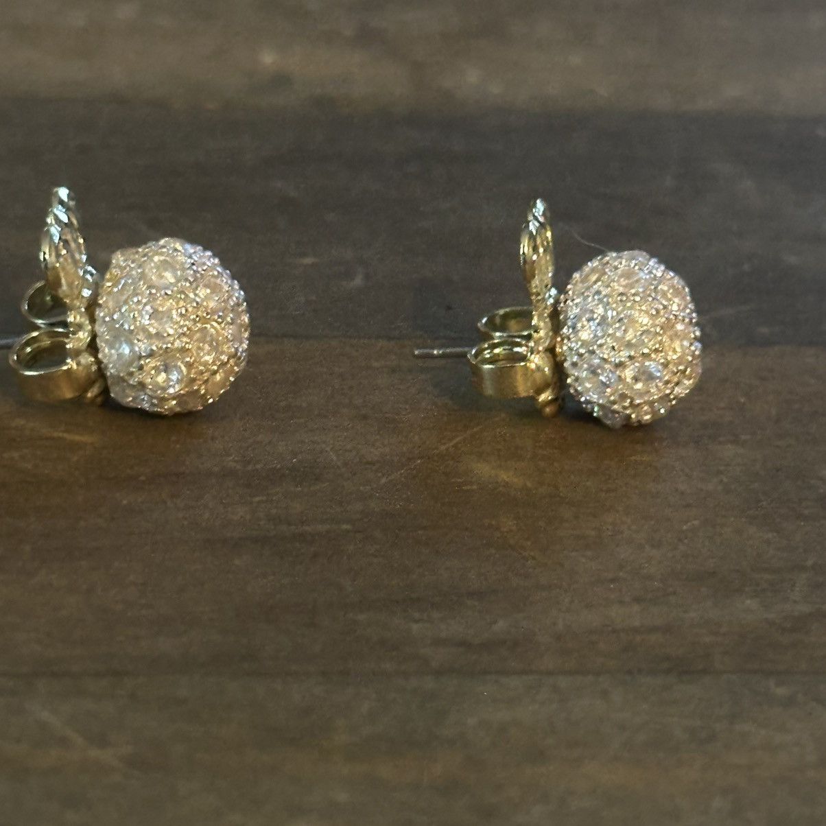 Other Paved crystal ball post earrings Size ONE SIZE - 3 Thumbnail