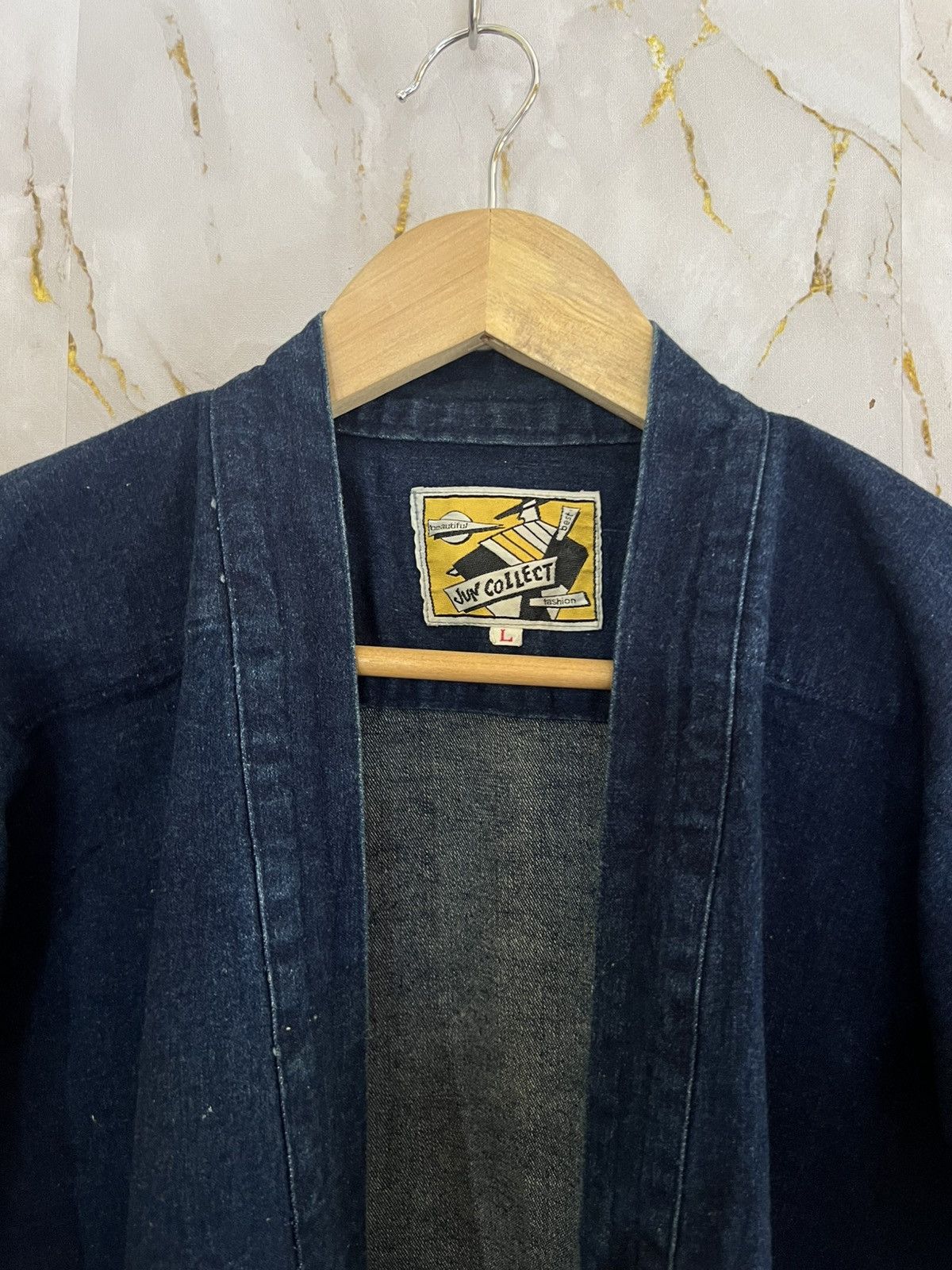 Japanese Brand JUN COLLECT DENIM JACKET Size US L / EU 52-54 / 3 - 7 Thumbnail