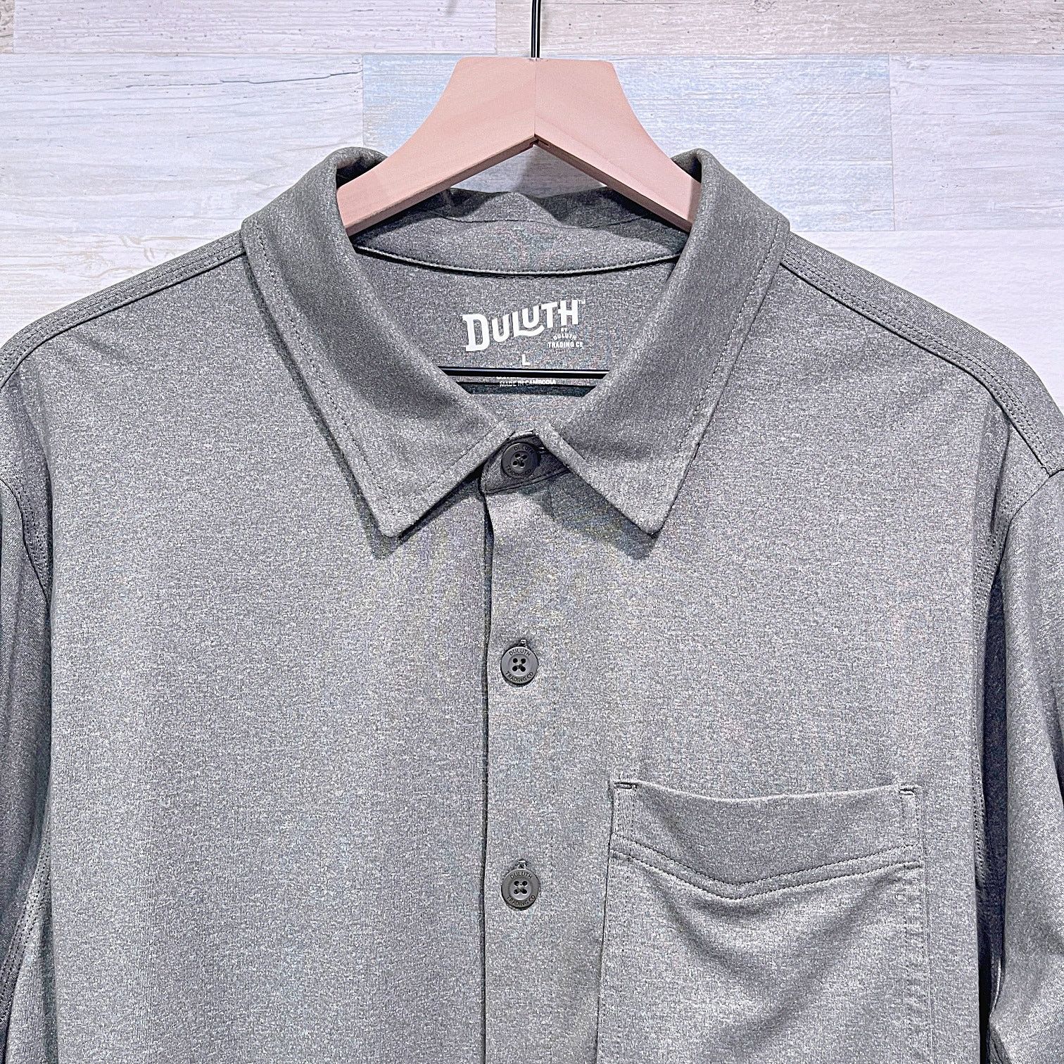 Duluth Trading Company DULUTH Trading Long Sleeve Performance Shirt Green Mens L Size US L / EU 52-54 / 3 - 2 Thumbnail