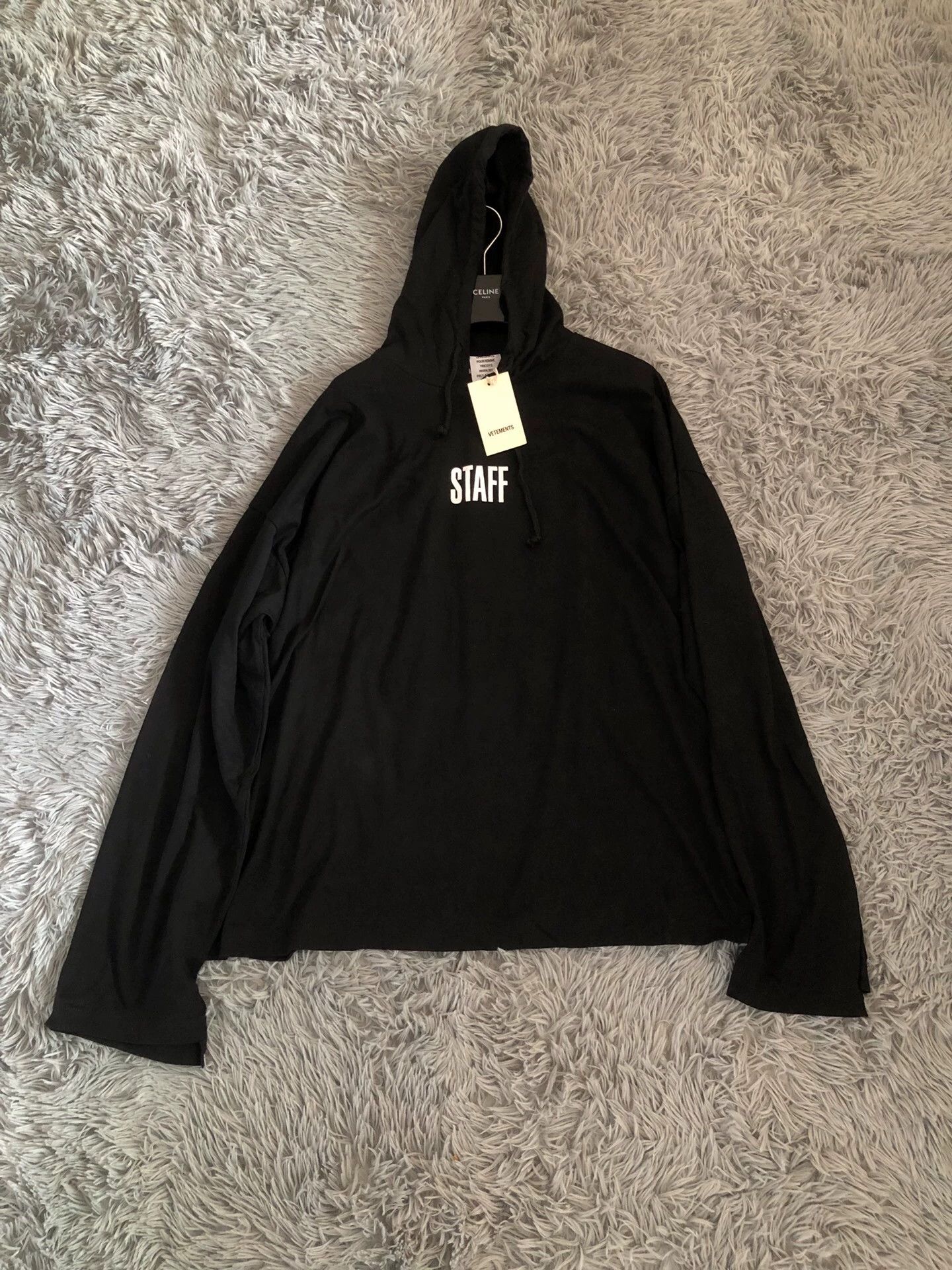 Vetements Vetements 17ss Staff Logo Hoodie - dmc Size US S / EU 44-46 / 1 - 1 Thumbnail
