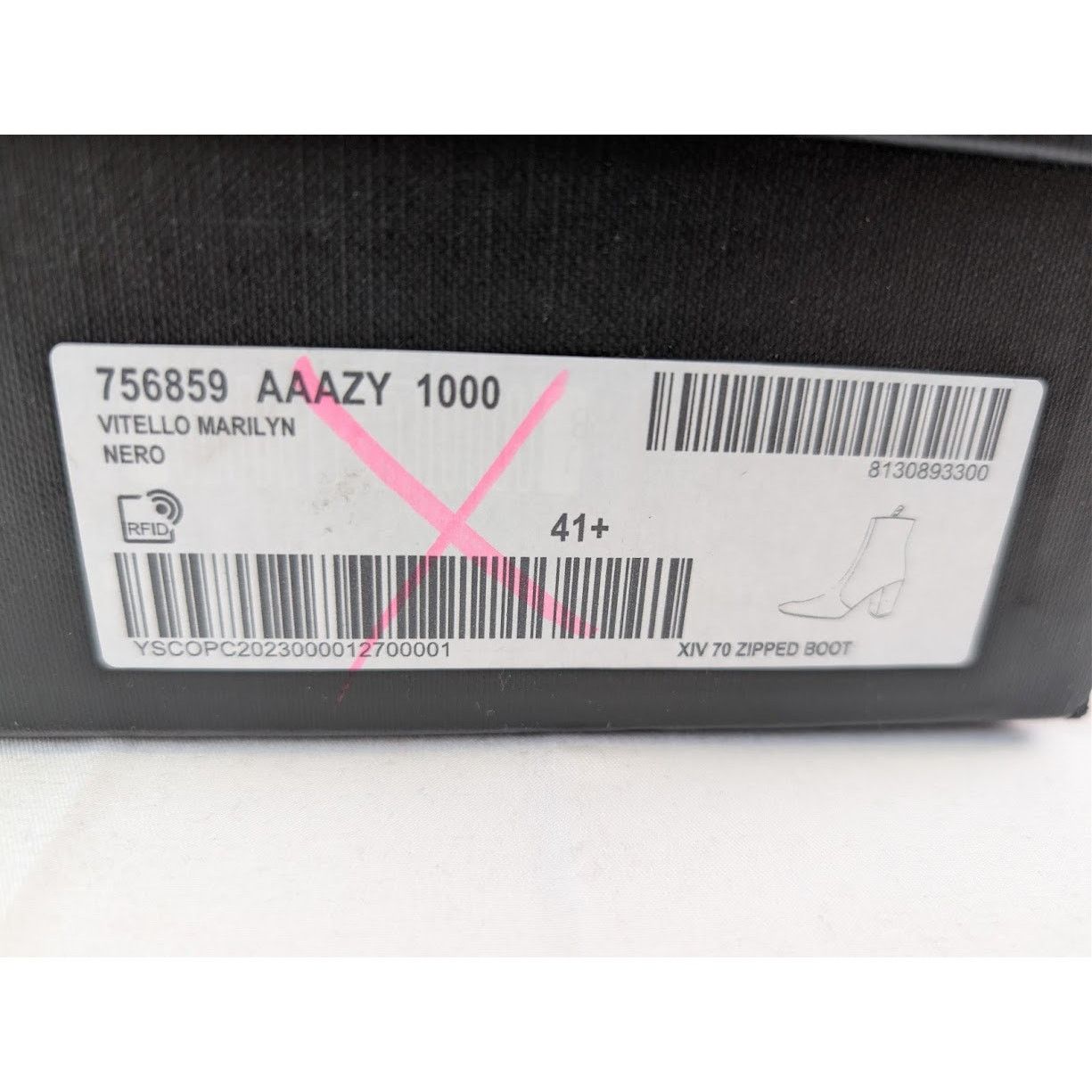 Saint Laurent Paris o1rshd1 70 Zipped Boots in Nero Size US 8.5 / EU 41-42 - 23 Thumbnail