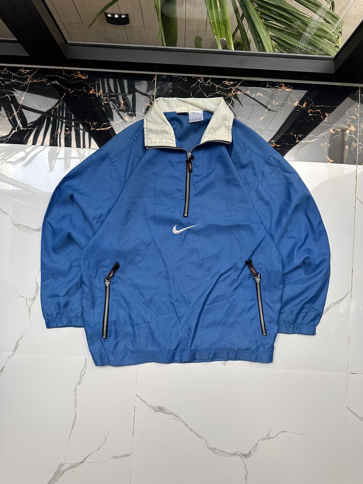 Nike × Vintage NIKE VINTAGE CENTER LOGO STREETWEAR LIGHT JACKET Size US M / EU 48-50 / 2 - 1 Thumbnail